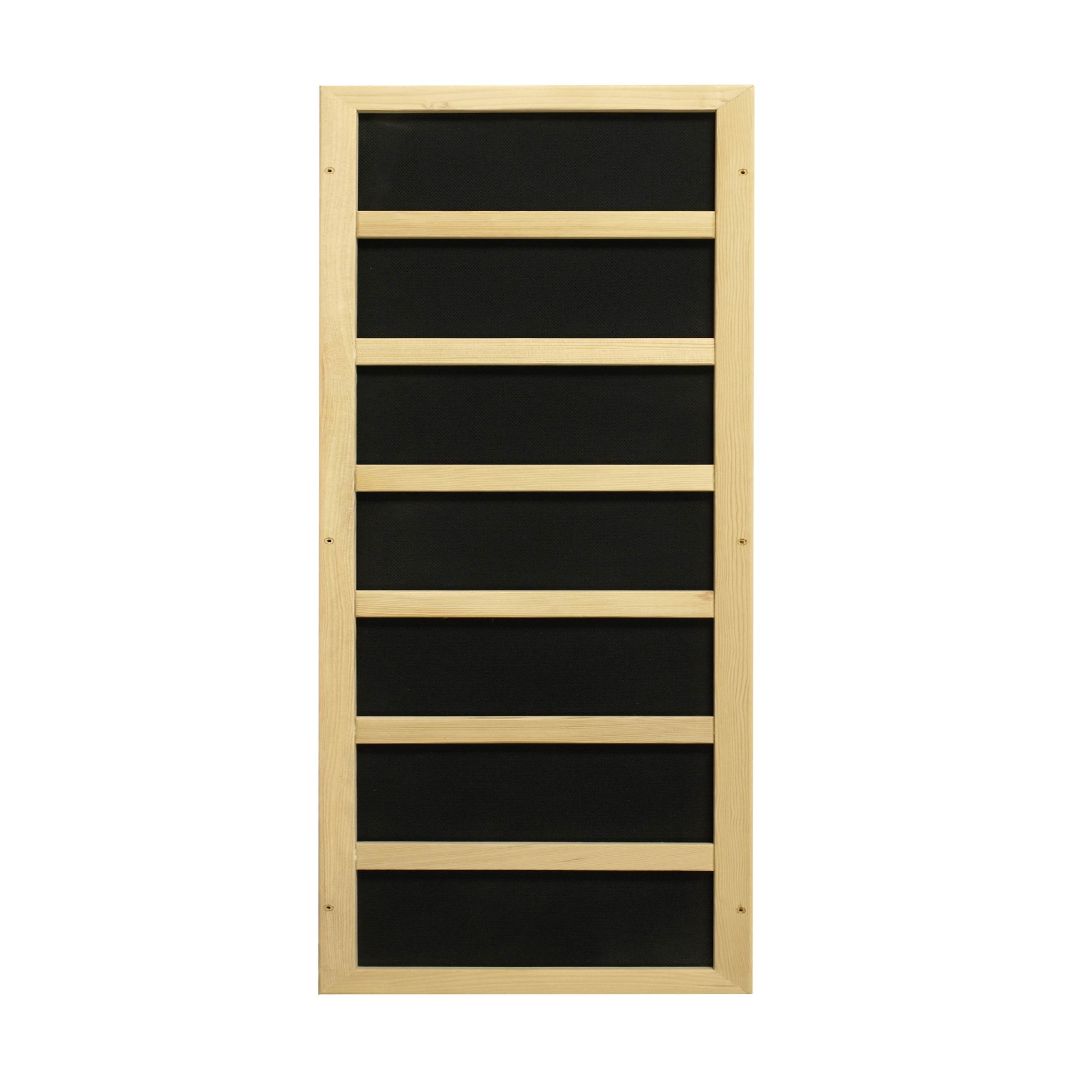 Dynamic San Marino 2 Person Infrared Sauna, Low EMF FAR Infrared, Canadian Hemlock, Indoor, DYN-6206-01