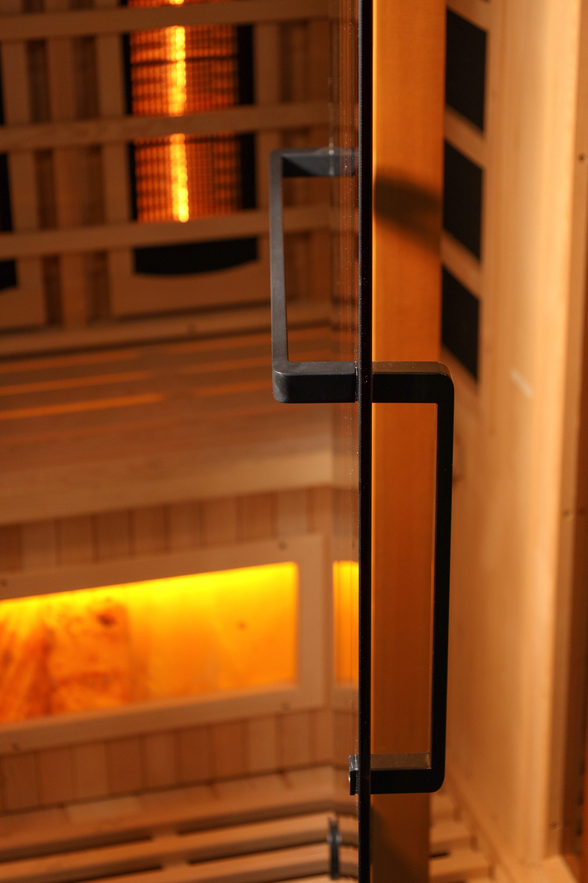 Golden Designs 3 Person Full Spectrum Infrared Sauna, PureTech™ Near Zero EMF, Himalayan Salt Bar, Canadian Hemlock, Indoor, GDI-8035-03