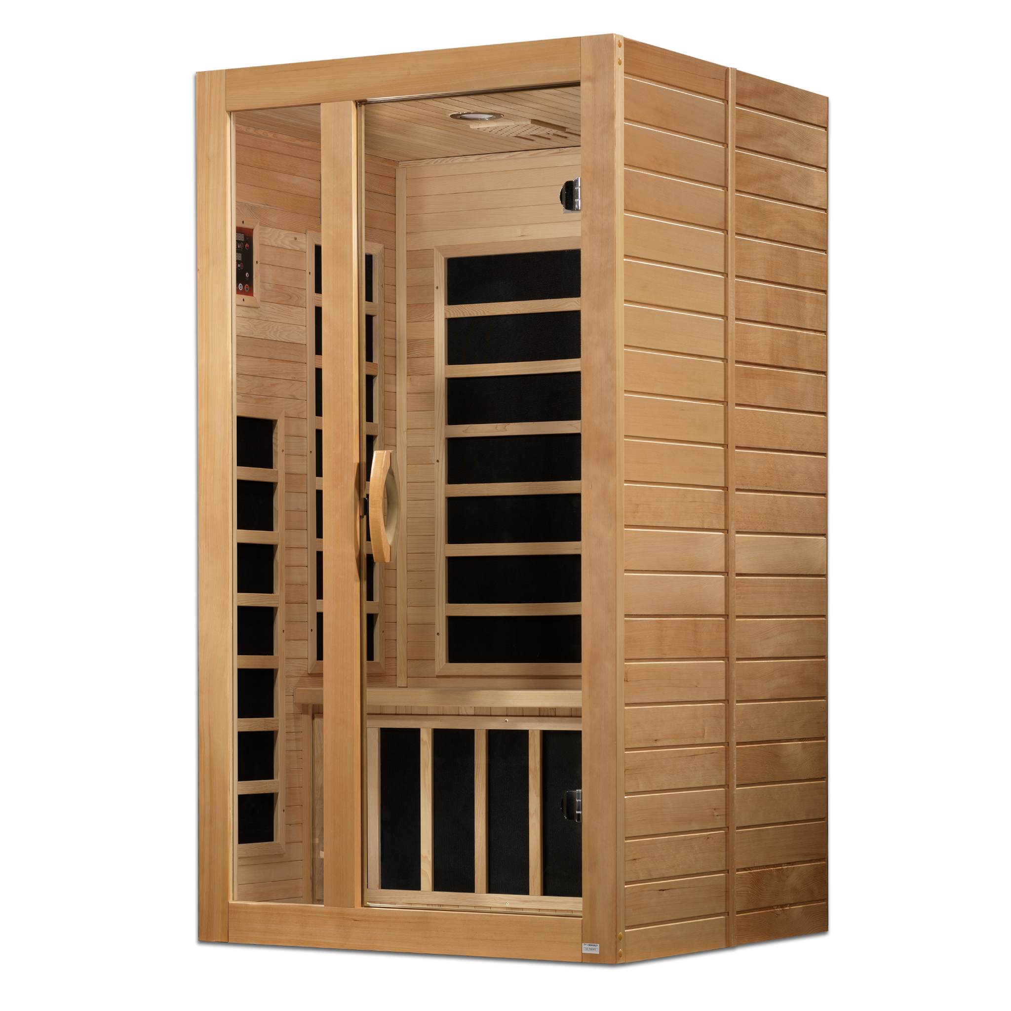 Dynamic Gracia Elite 1–2 Person Ultra Low EMF FAR Infrared Sauna, Canadian Hemlock (DYN-6119-01 Elite)