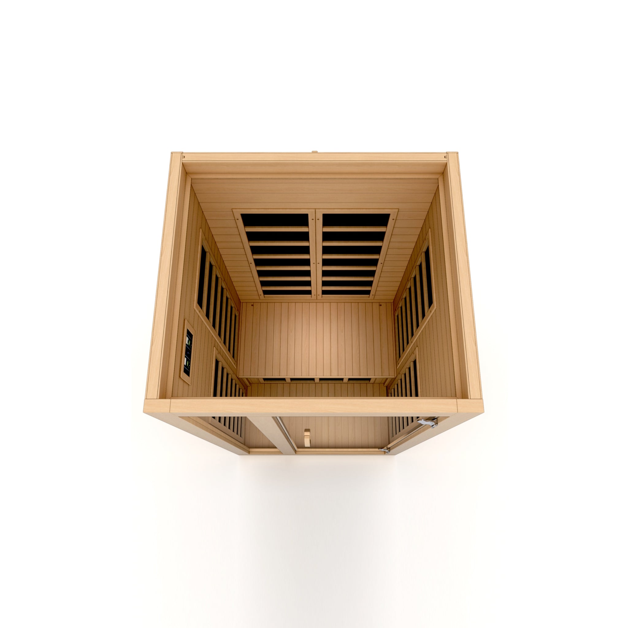 Dynamic Gracia 1–2 Person Infrared Sauna, Low EMF FAR Infrared, Canadian Hemlock, Indoor, DYN-6119-01