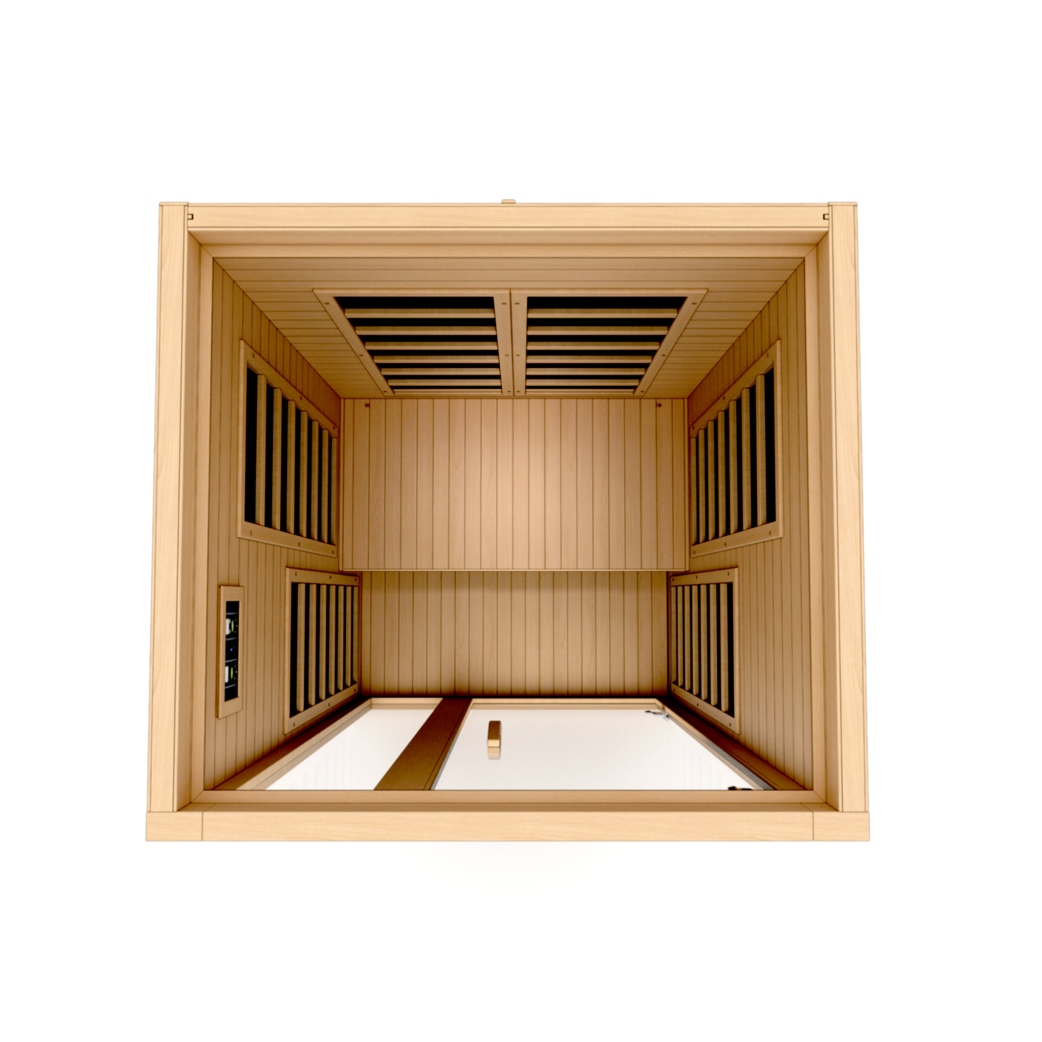 Dynamic Gracia Elite 1–2 Person Ultra Low EMF FAR Infrared Sauna, Canadian Hemlock (DYN-6119-01 Elite)