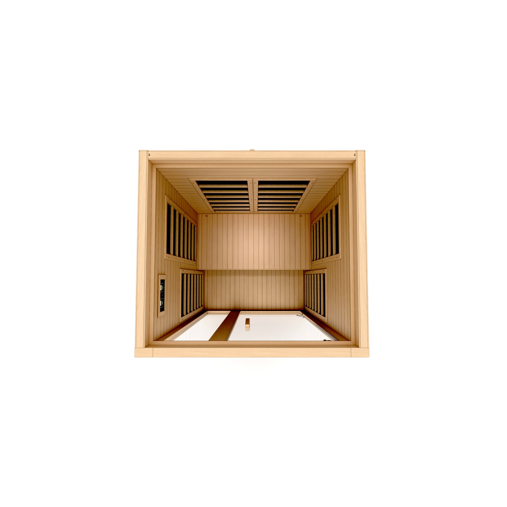 Dynamic Gracia 1–2 Person Infrared Sauna, Low EMF FAR Infrared, Canadian Hemlock, Indoor, DYN-6119-01