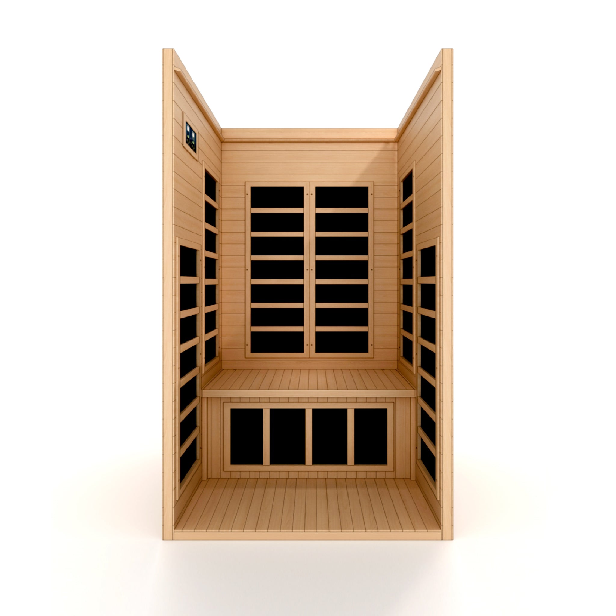 Dynamic Gracia 1–2 Person Infrared Sauna, Low EMF FAR Infrared, Canadian Hemlock, Indoor, DYN-6119-01