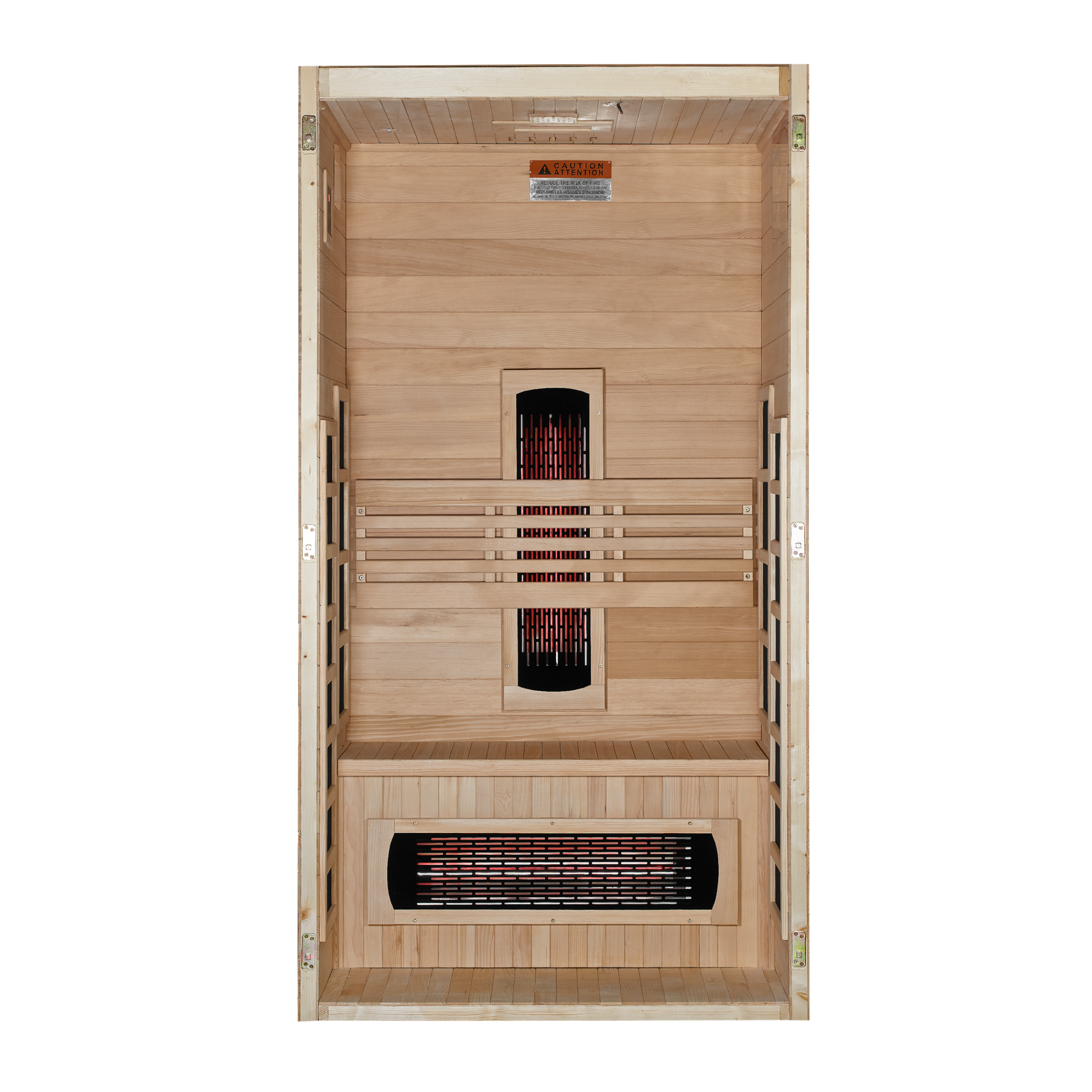 Dynamic Gracia 1-2 Person Full Spectrum Near Zero EMF FAR Infrared Sauna, Canadian Hemlock, DYN-6119-03 FS