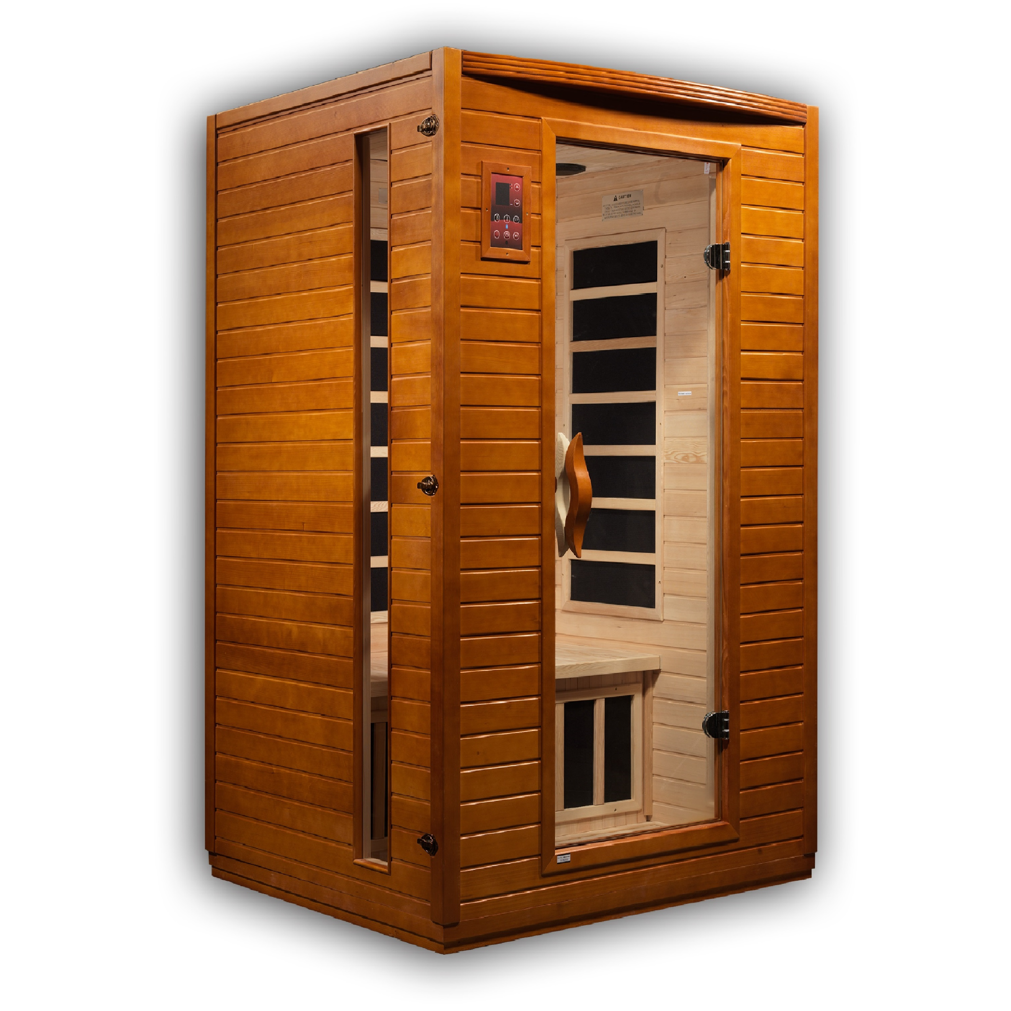 Dynamic Versailles 2 Person Infrared Sauna, Low EMF FAR Infrared, Canadian Hemlock, Indoor, DYN-6202-03