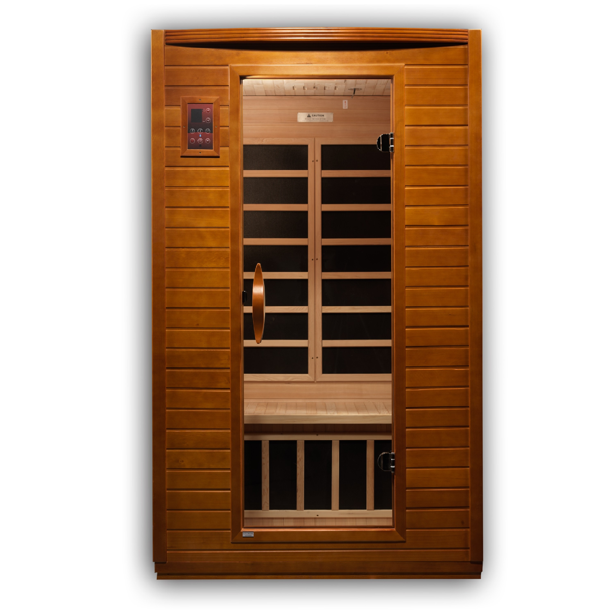 Dynamic Versailles 2 Person Infrared Sauna, Low EMF FAR Infrared, Canadian Hemlock, Indoor, DYN-6202-03