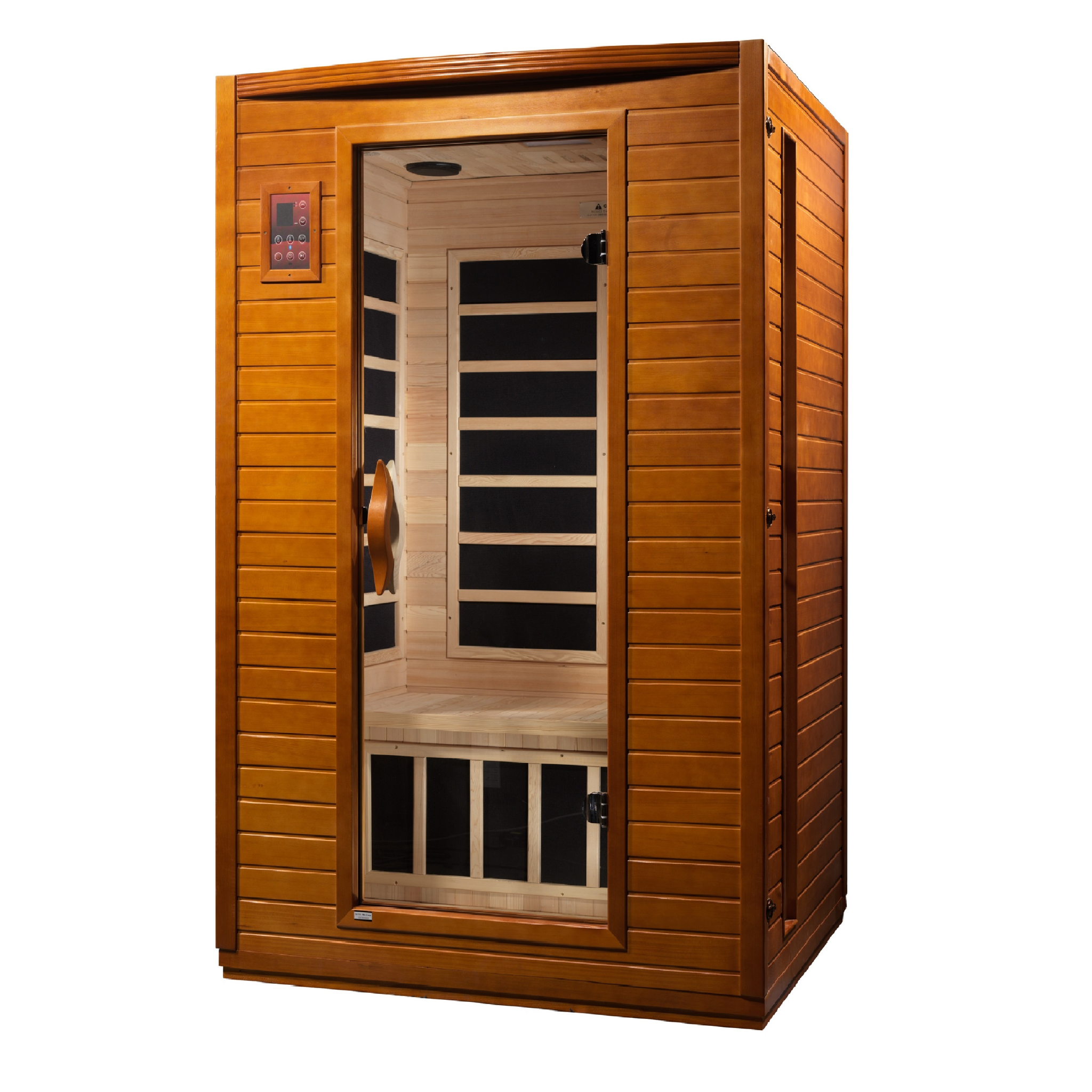 Dynamic Versailles 2 Person Infrared Sauna, Low EMF FAR Infrared, Canadian Hemlock, Indoor, DYN-6202-03