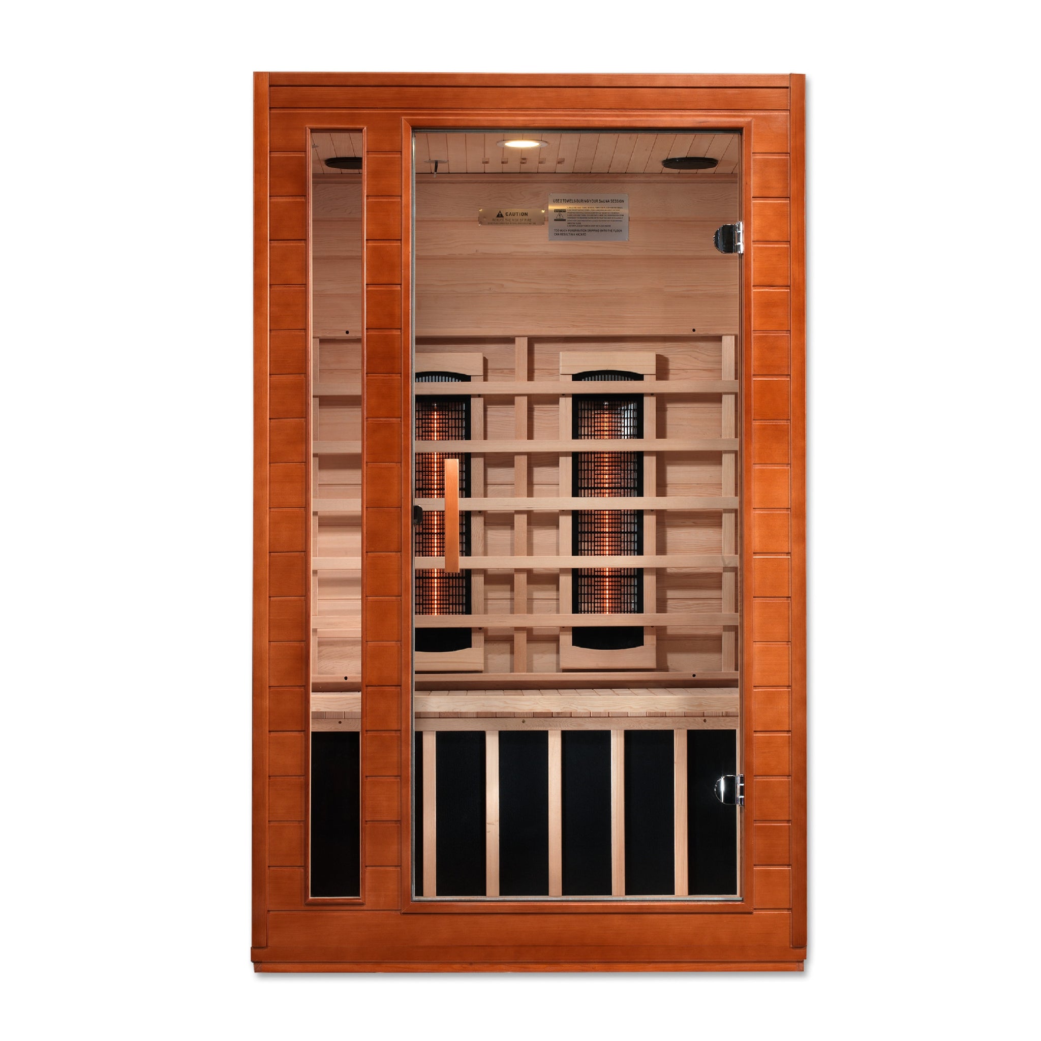 Dynamic Cordoba 2 Person Full Spectrum Near Zero EMF Infrared Sauna (Under 3MG) with Near IR, Chromotherapy & Bluetooth – DYN-6203-02 FS