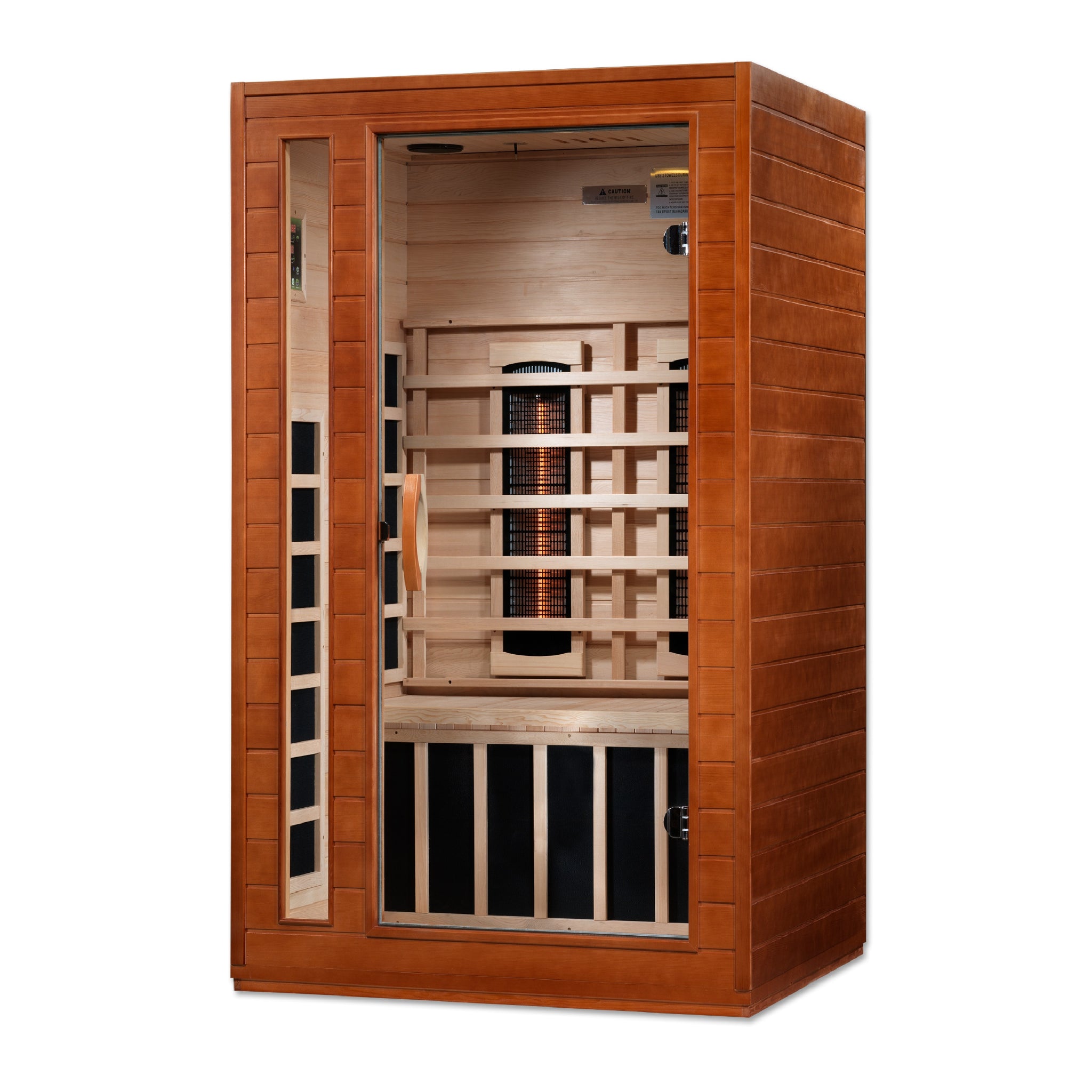Dynamic Cordoba 2 Person Full Spectrum Near Zero EMF Infrared Sauna (Under 3MG) with Near IR, Chromotherapy & Bluetooth – DYN-6203-02 FS