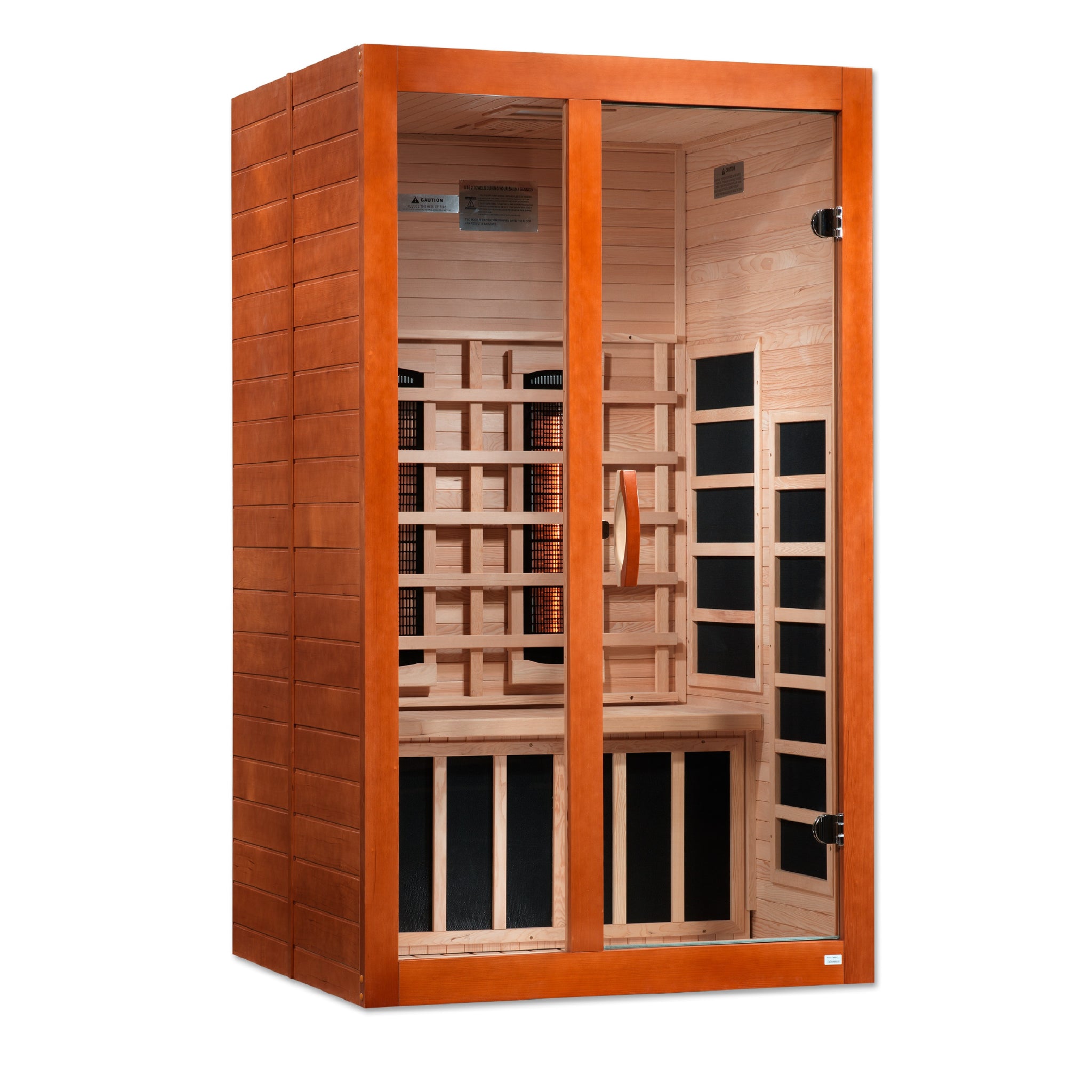 Dynamic Santiago 2 Person Full Spectrum Near Zero EMF Infrared Sauna (Under 3MG) with Near IR, Chromotherapy & Bluetooth – DYN-6209-03 FS