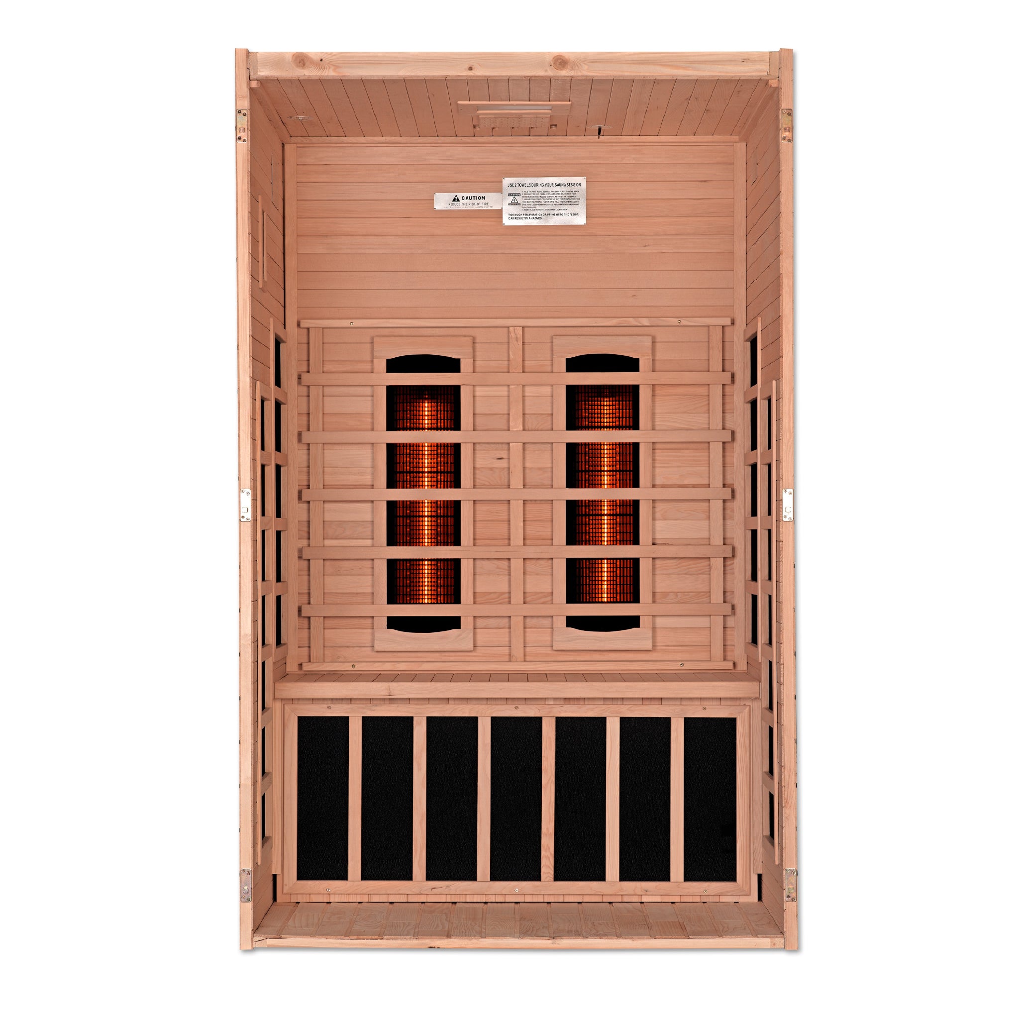 Dynamic Santiago 2 Person Full Spectrum Near Zero EMF Infrared Sauna (Under 3MG) with Near IR, Chromotherapy & Bluetooth – DYN-6209-03 FS