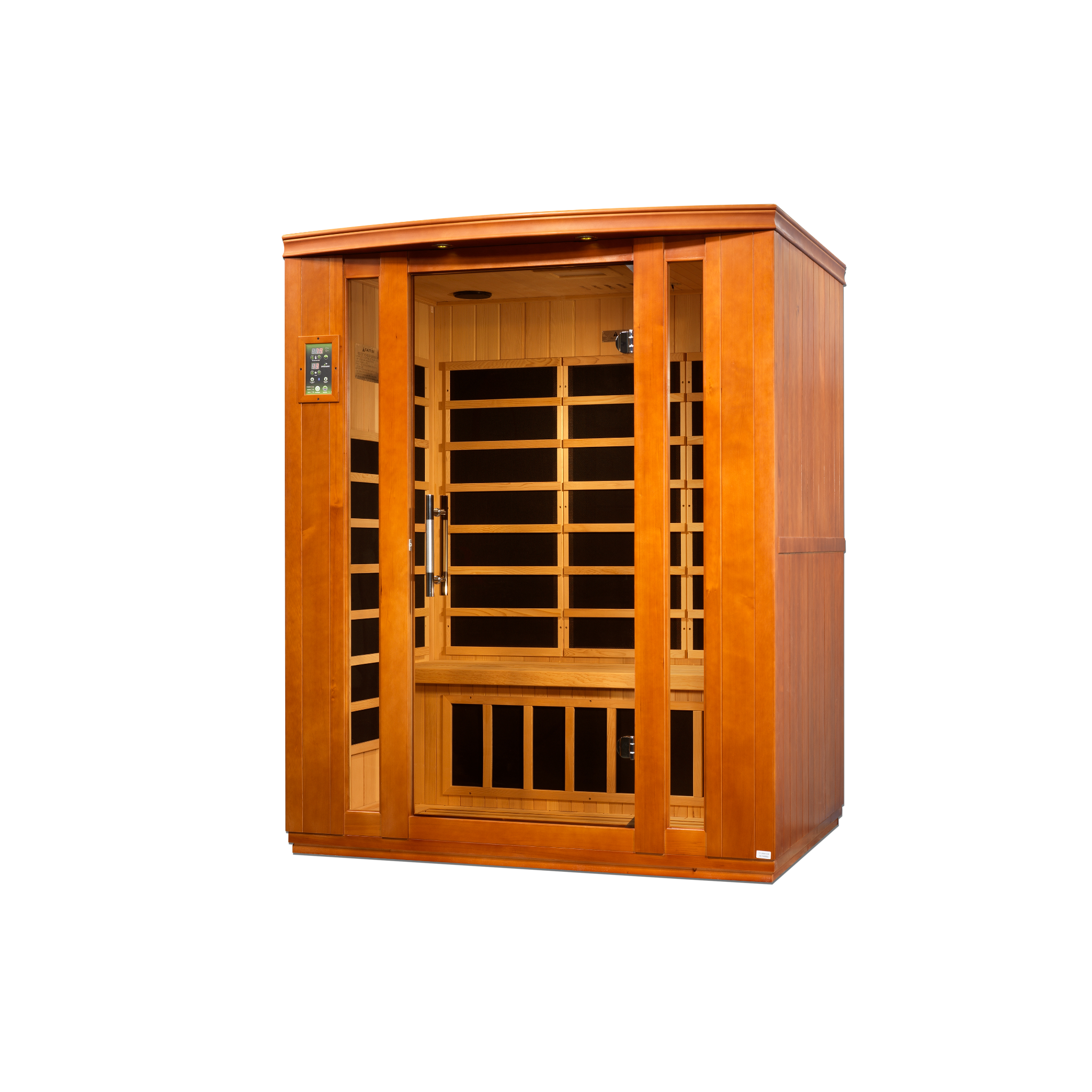 Dynamic Bellagio 3 Person Infrared Sauna, Low EMF FAR Infrared, Indoor Canadian Hemlock, DYN-6306-02