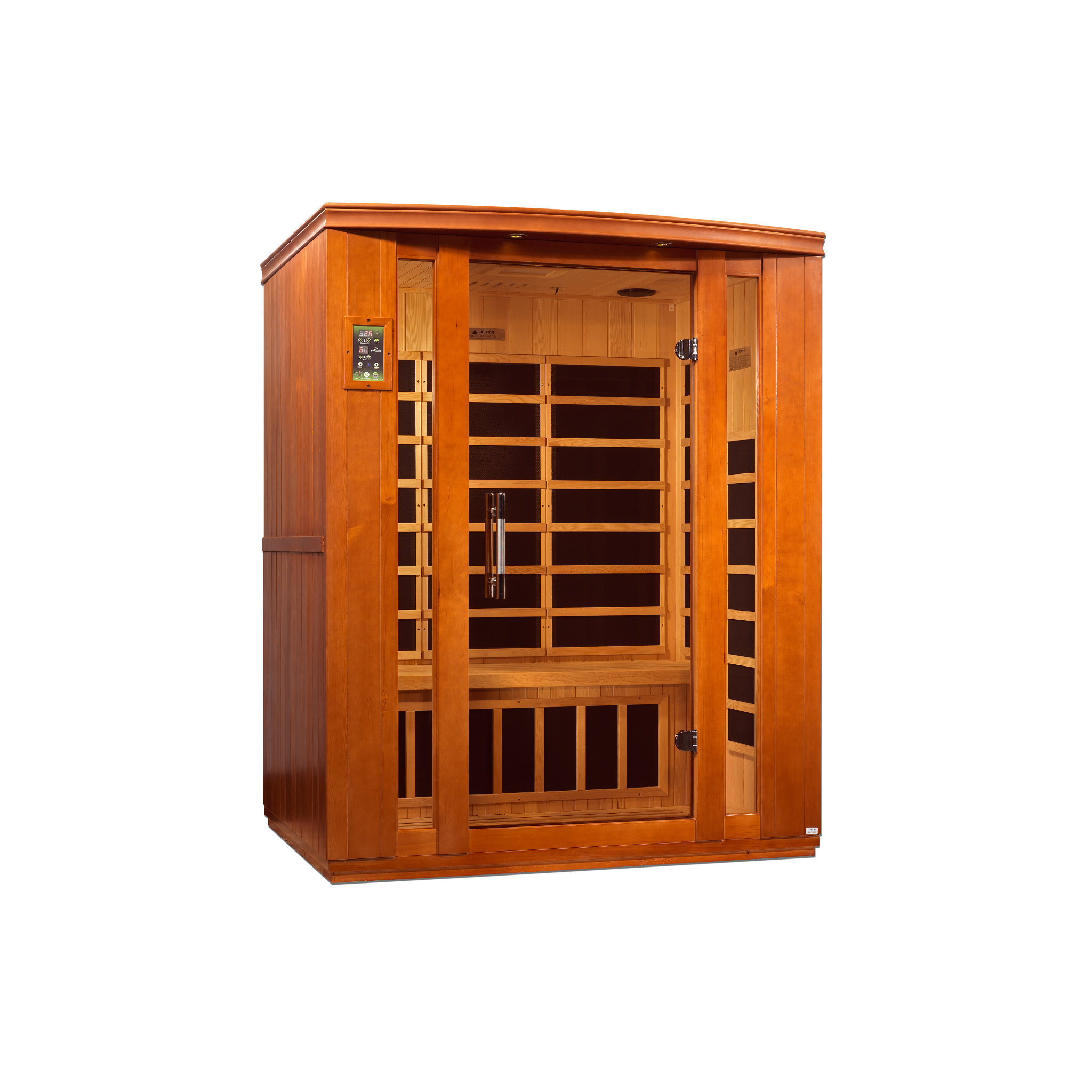 Dynamic Bellagio 3 Person Infrared Sauna, Low EMF FAR Infrared, Indoor Canadian Hemlock, DYN-6306-02