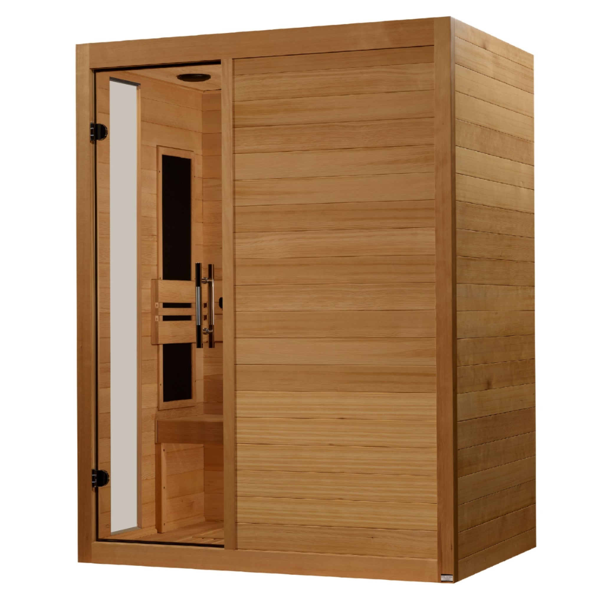 Dynamic Toscana 3 Person Infrared Sauna, Low EMF FAR Infrared, Indoor Canadian Hemlock, DYN-6315-05