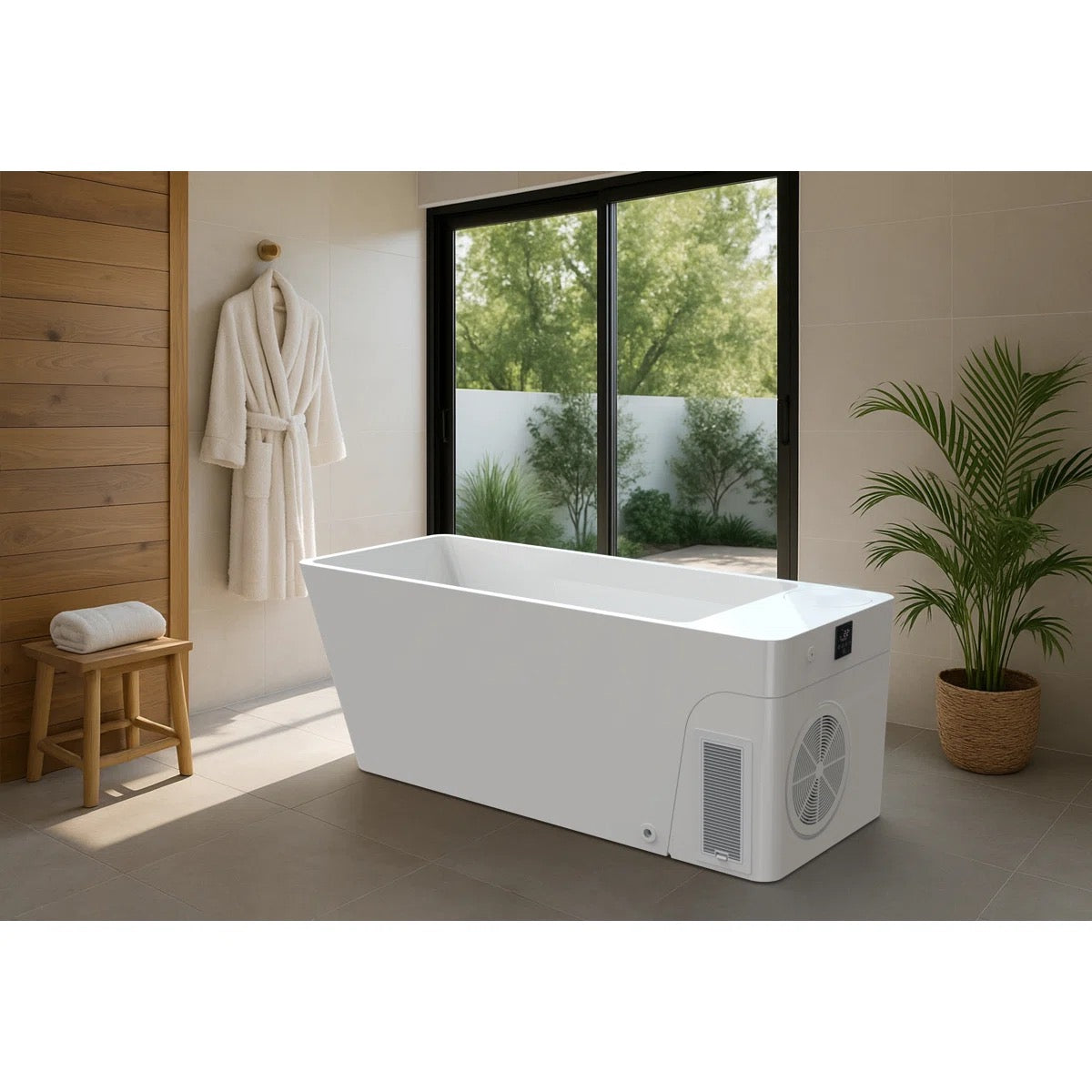 Orivon Frost Cold Plunge Tub with 1HP Chiller | Premium Acrylic Ice Bath Recovery Tub
