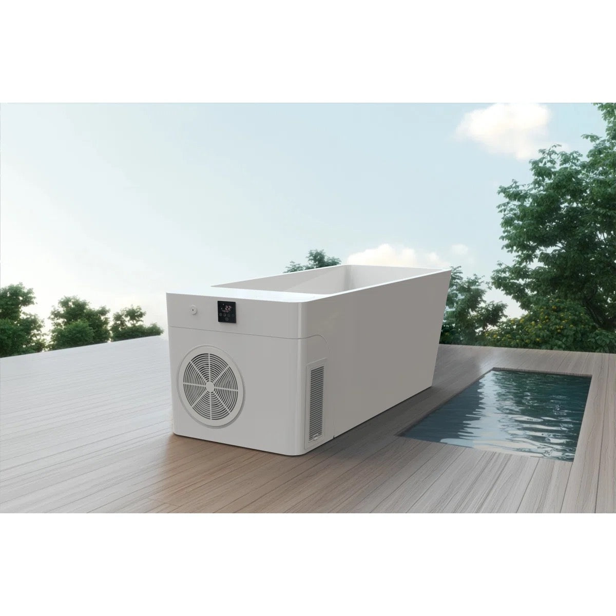 Orivon Frost Cold Plunge Tub with 1HP Chiller | Premium Acrylic Ice Bath Recovery Tub