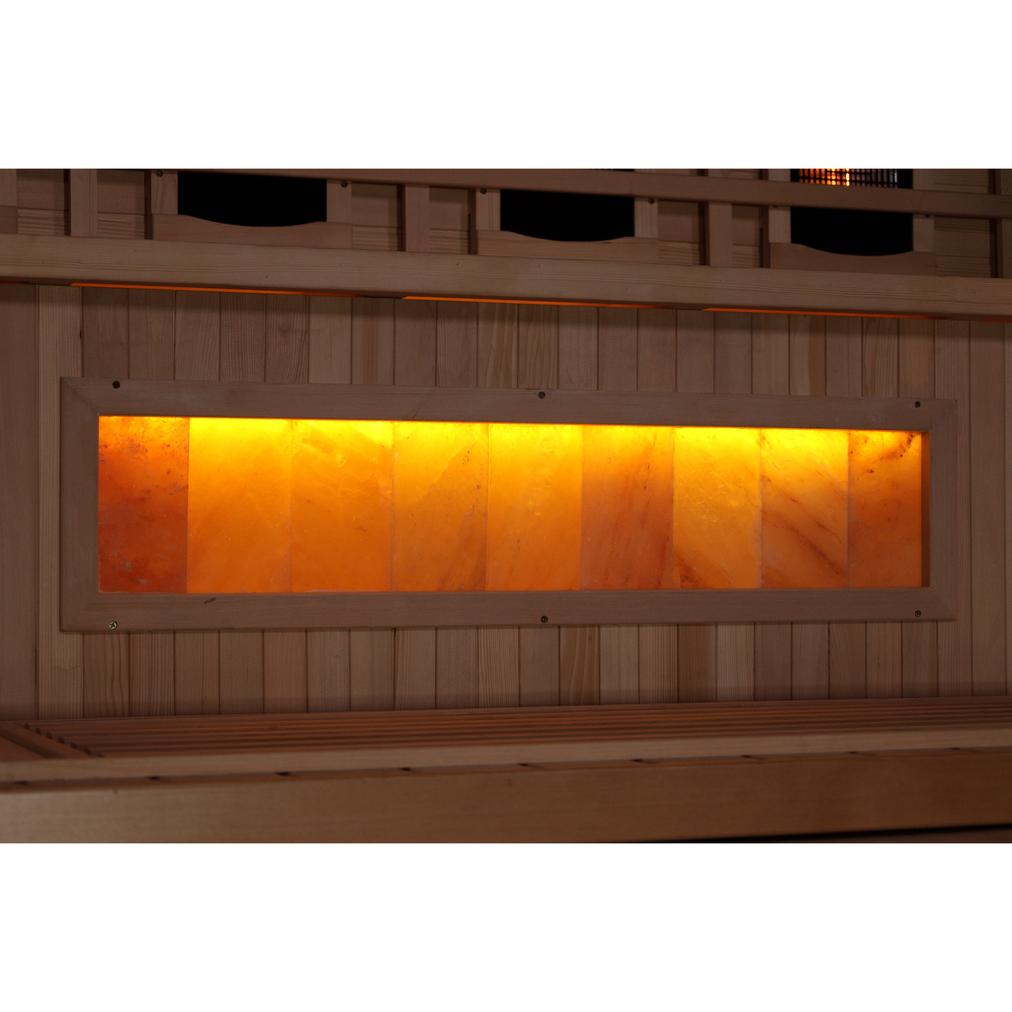 Golden Designs 1 Person Full Spectrum Infrared Sauna, PureTech™ Near Zero EMF, Himalayan Salt Bar, Canadian Hemlock, Indoor, GDI-8010-03