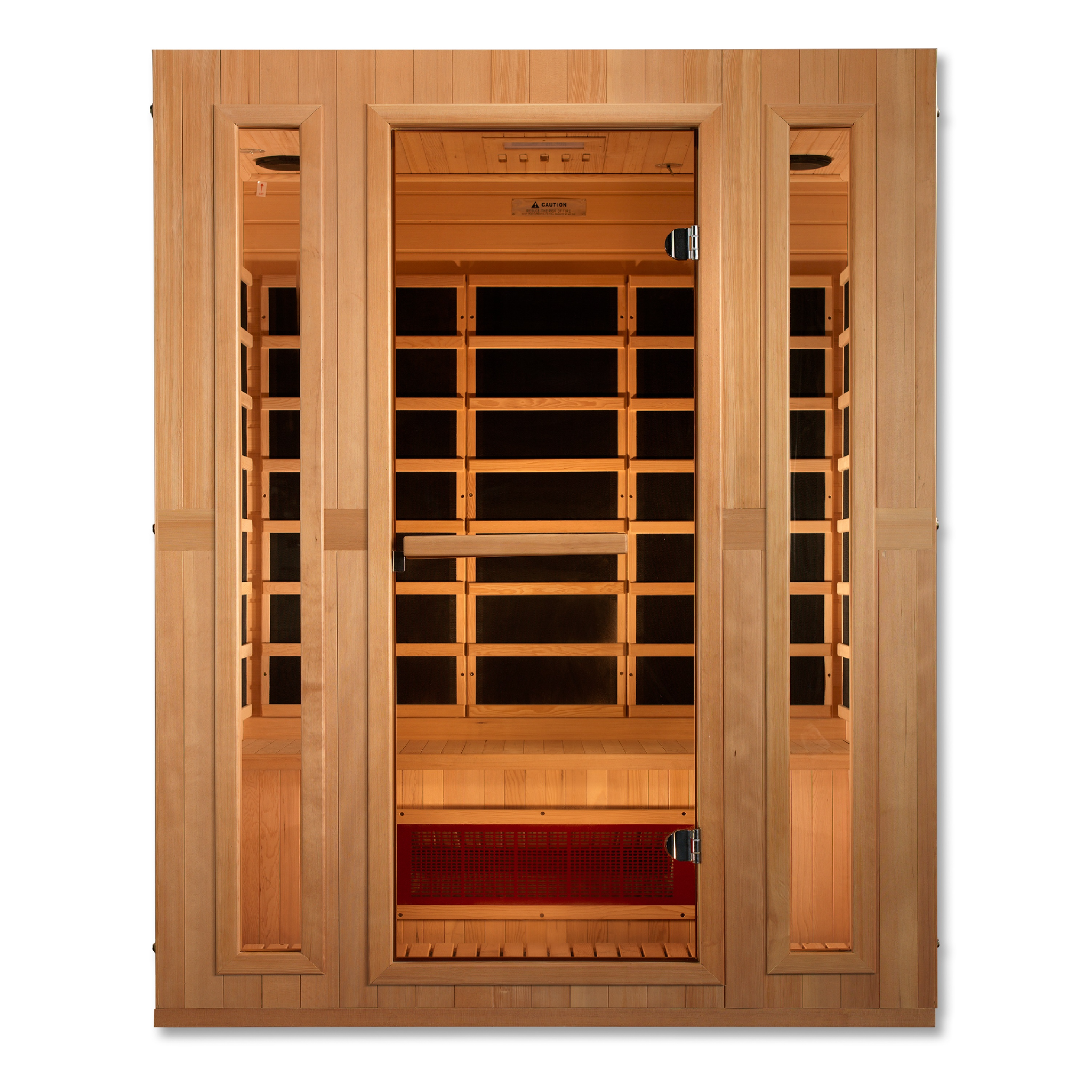 Maxxus 3-Person Full Spectrum Near Zero EMF Infrared Sauna, Canadian Hemlock, PureTech™, Bluetooth Audio, Chromotherapy Lighting, MX-LS3-01