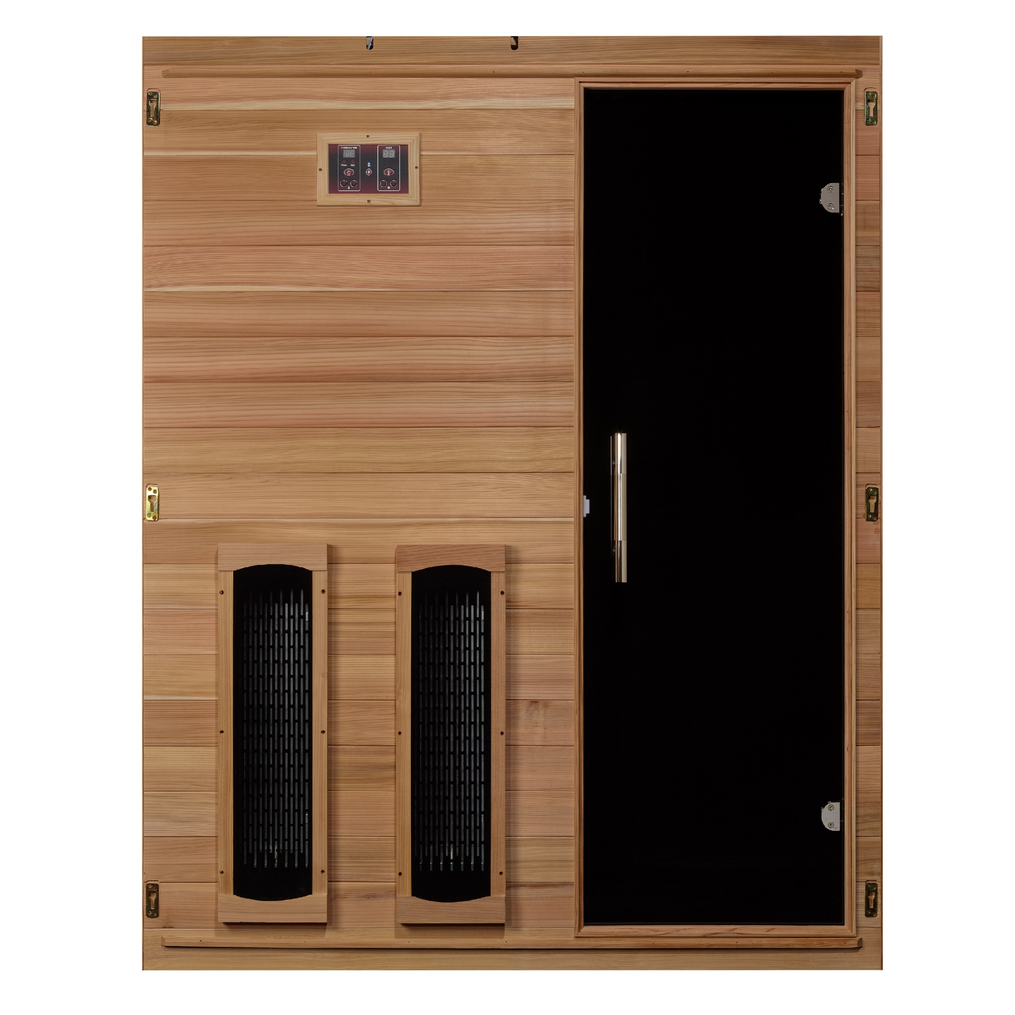 Maxxus S-Line Pacific Cedar 3-Person Full Spectrum Near Zero EMF Infrared Sauna, MX-S306-01-FS-PC, FAR IR + Near IR, Red Light Therapy