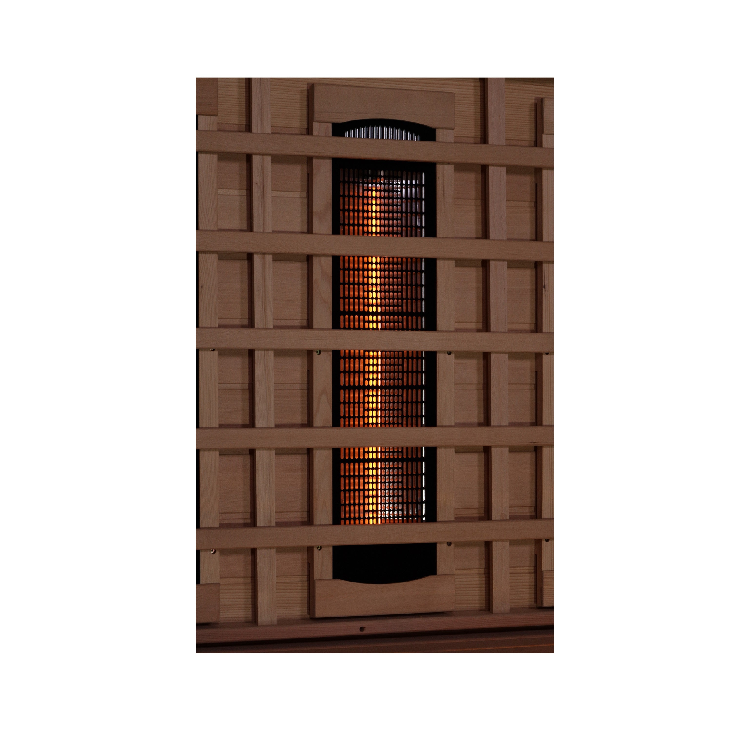 Golden Designs 3 Person Full Spectrum Infrared Sauna, Near Zero EMF, 3 Himalayan Salt Bars, Canadian Hemlock, Indoor, GDI-8230-01