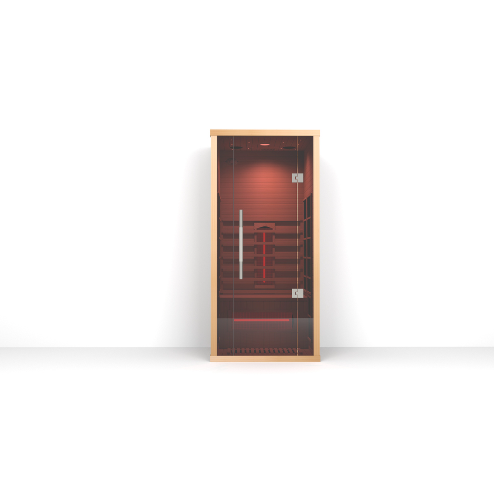 Orivon Wellness, Lumin One Near Zero EMF Far Infrared Sauna for 1–2 Persons | Canadian Hemlock Home Sauna