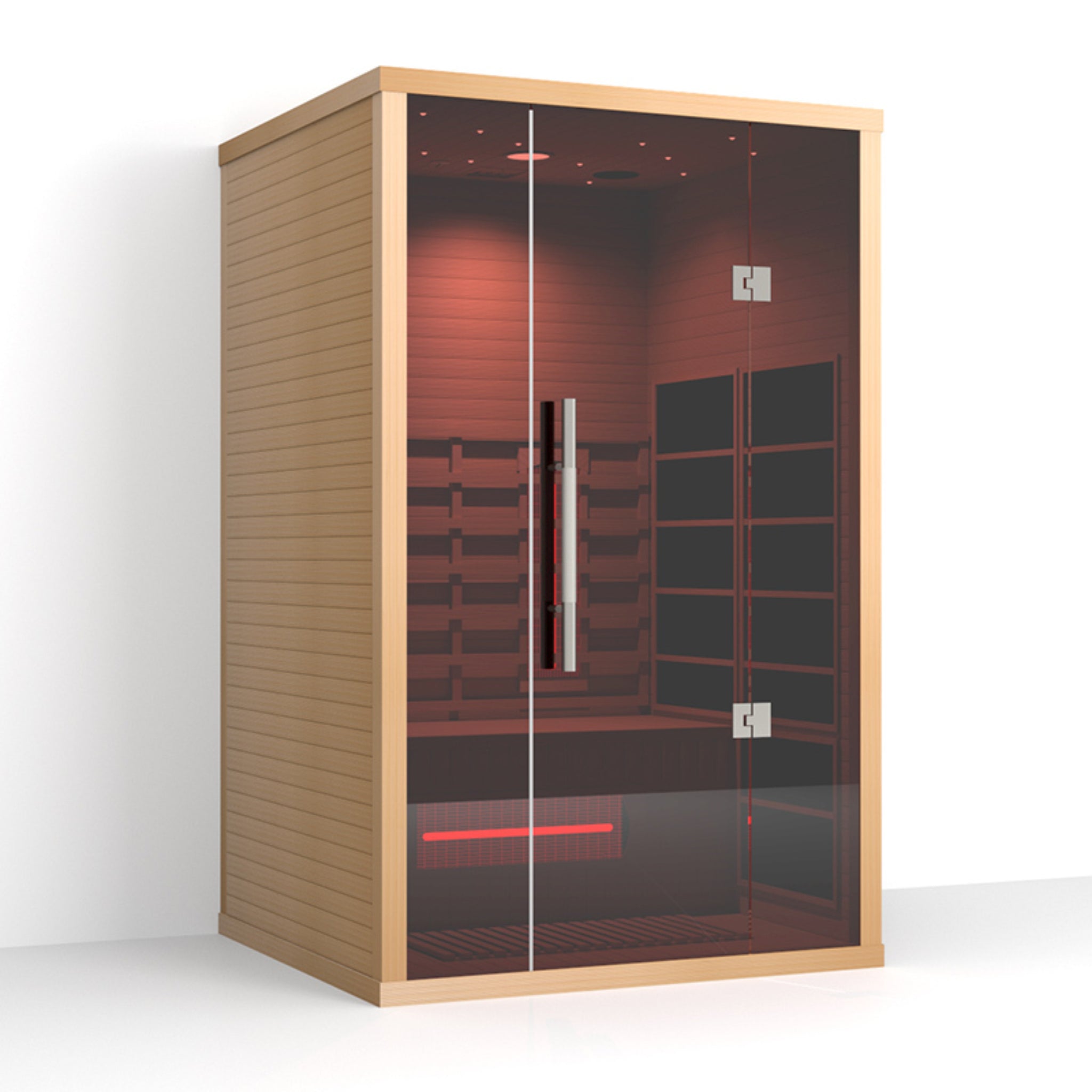 Orivon Wellness, Lumin Two Near Zero EMF Far Infrared Sauna for 2 Persons | Canadian Hemlock Indoor Home Sauna