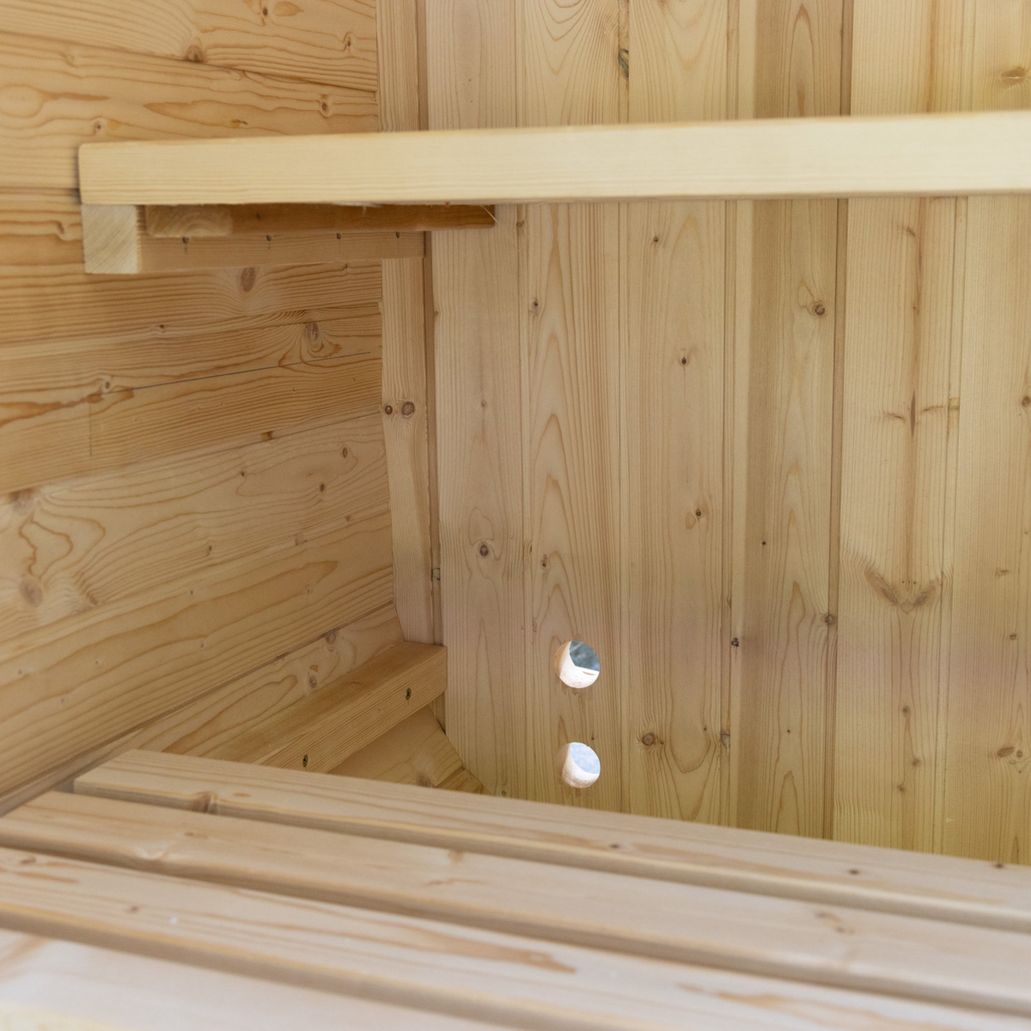Orivon Wellness, Auris One Luxury Outdoor Cedar Sauna for 1–2 Persons | Premium Red Cedar Sauna with Electric & Wood Burning Heating Options