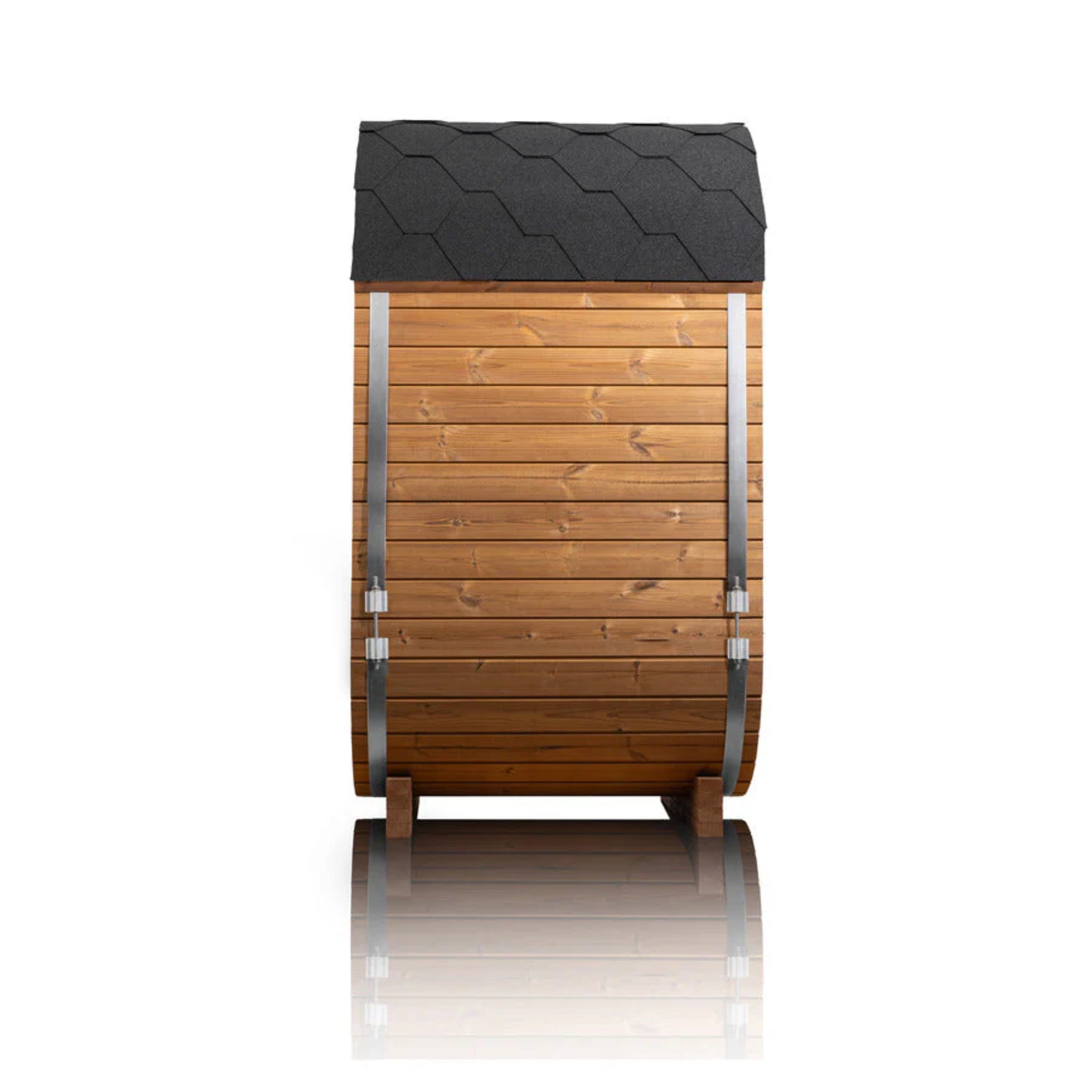 Orivon Wellness, Auris One Luxury Outdoor Cedar Sauna for 1–2 Persons | Premium Red Cedar Sauna with Electric & Wood Burning Heating Options
