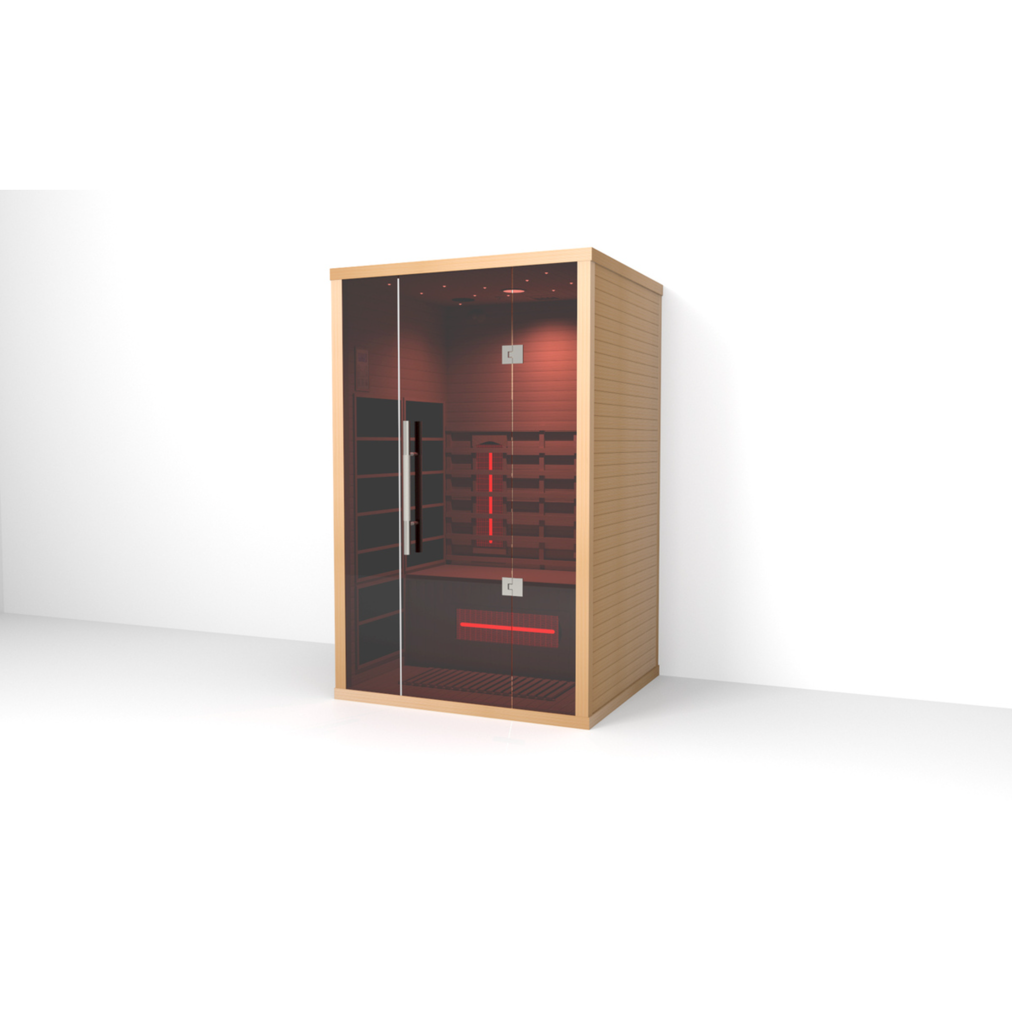 Orivon Wellness, Lumin Two Near Zero EMF Far Infrared Sauna for 2 Persons | Canadian Hemlock Indoor Home Sauna
