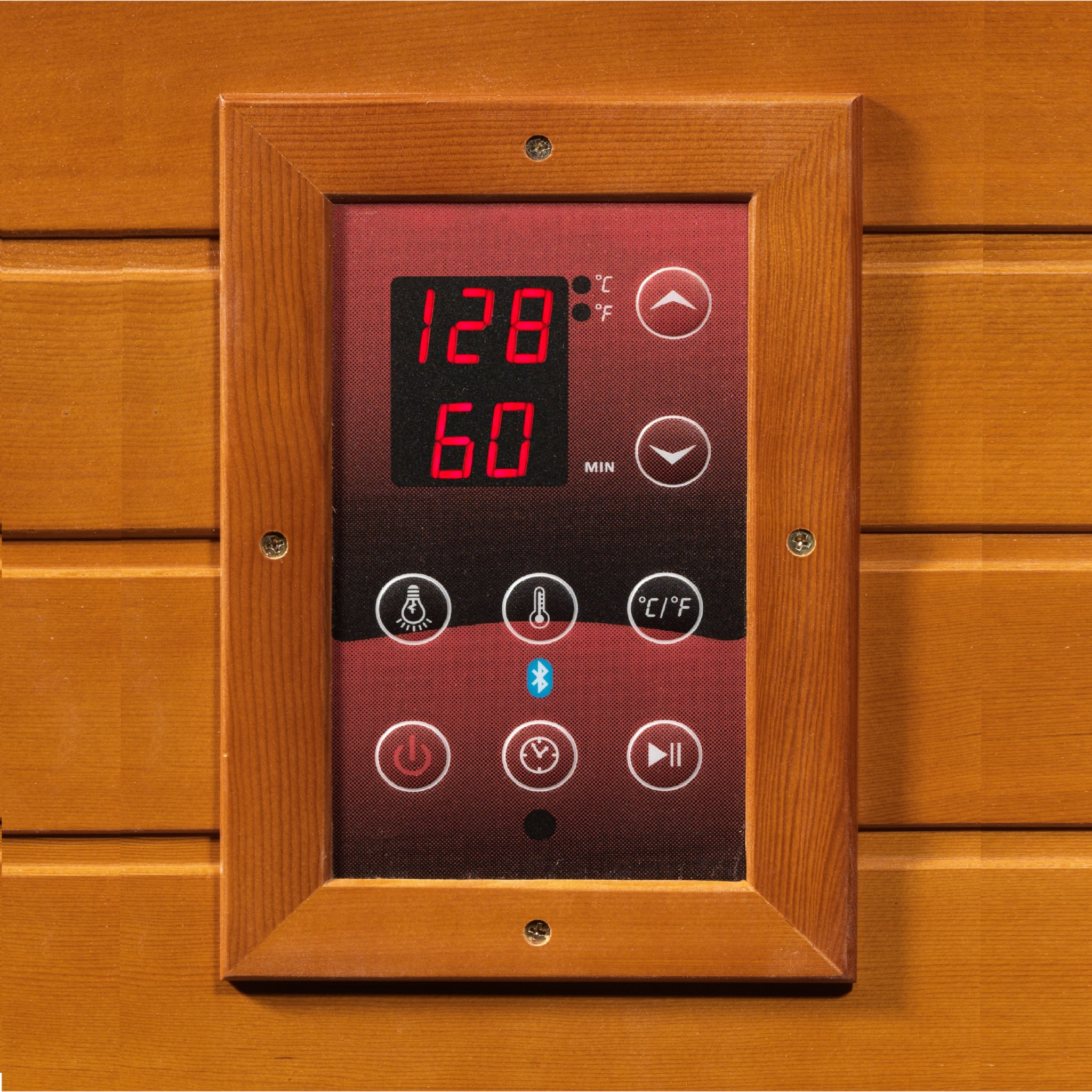 Dynamic Bergamo 4 Person Infrared Sauna, Low EMF FAR Infrared, Indoor Canadian Hemlock, DYN-6440-01