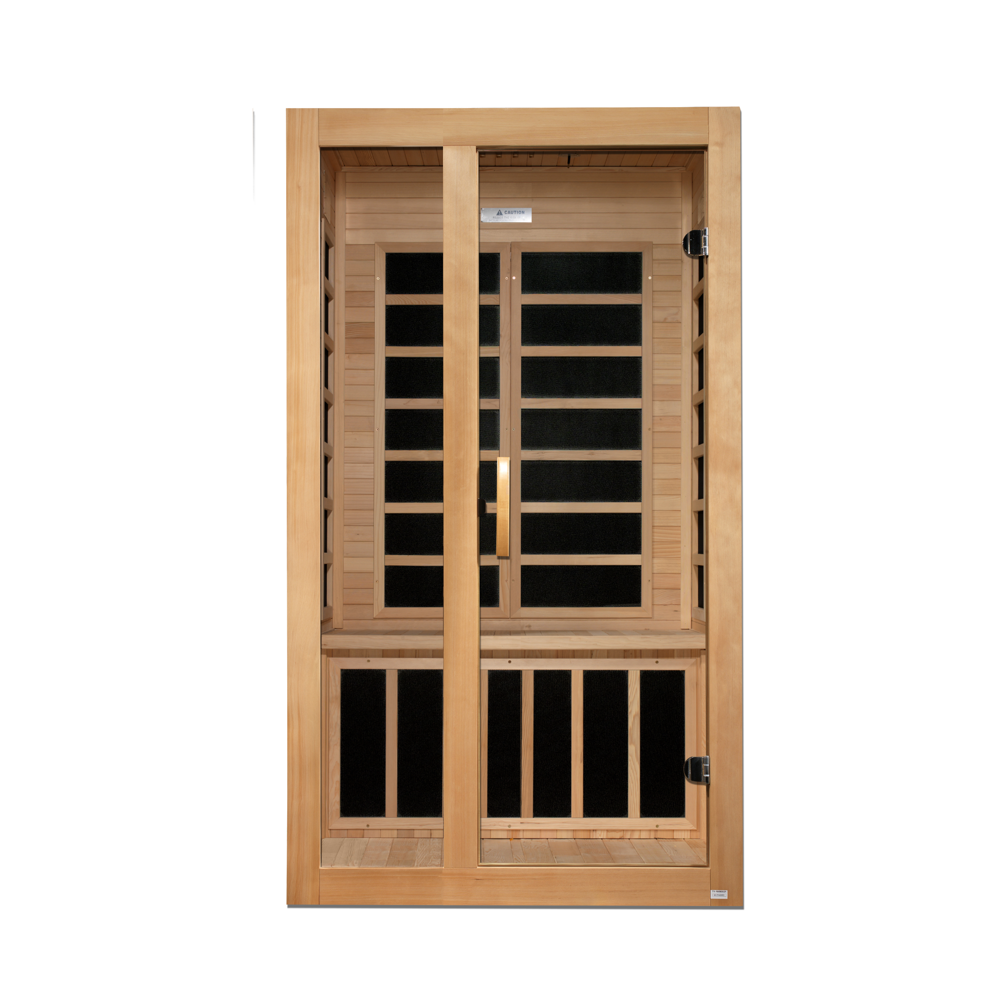 Dynamic Gracia Elite 1–2 Person Ultra Low EMF FAR Infrared Sauna, Canadian Hemlock (DYN-6119-01 Elite)