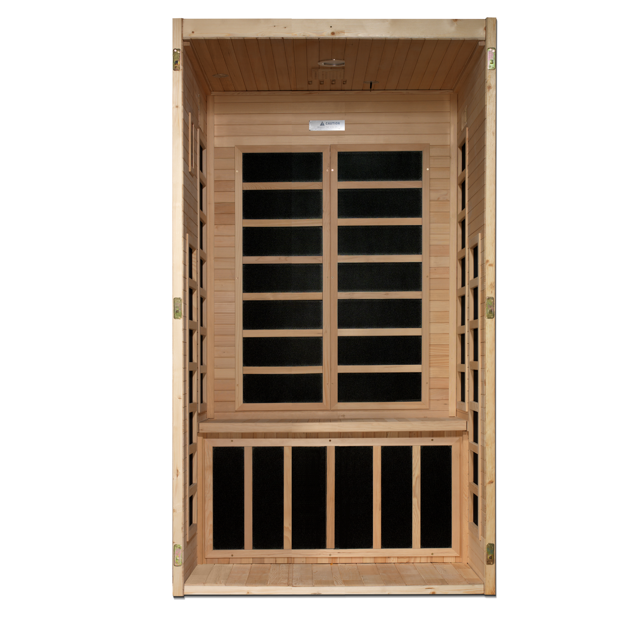 Dynamic Gracia Elite 1–2 Person Ultra Low EMF FAR Infrared Sauna, Canadian Hemlock (DYN-6119-01 Elite)