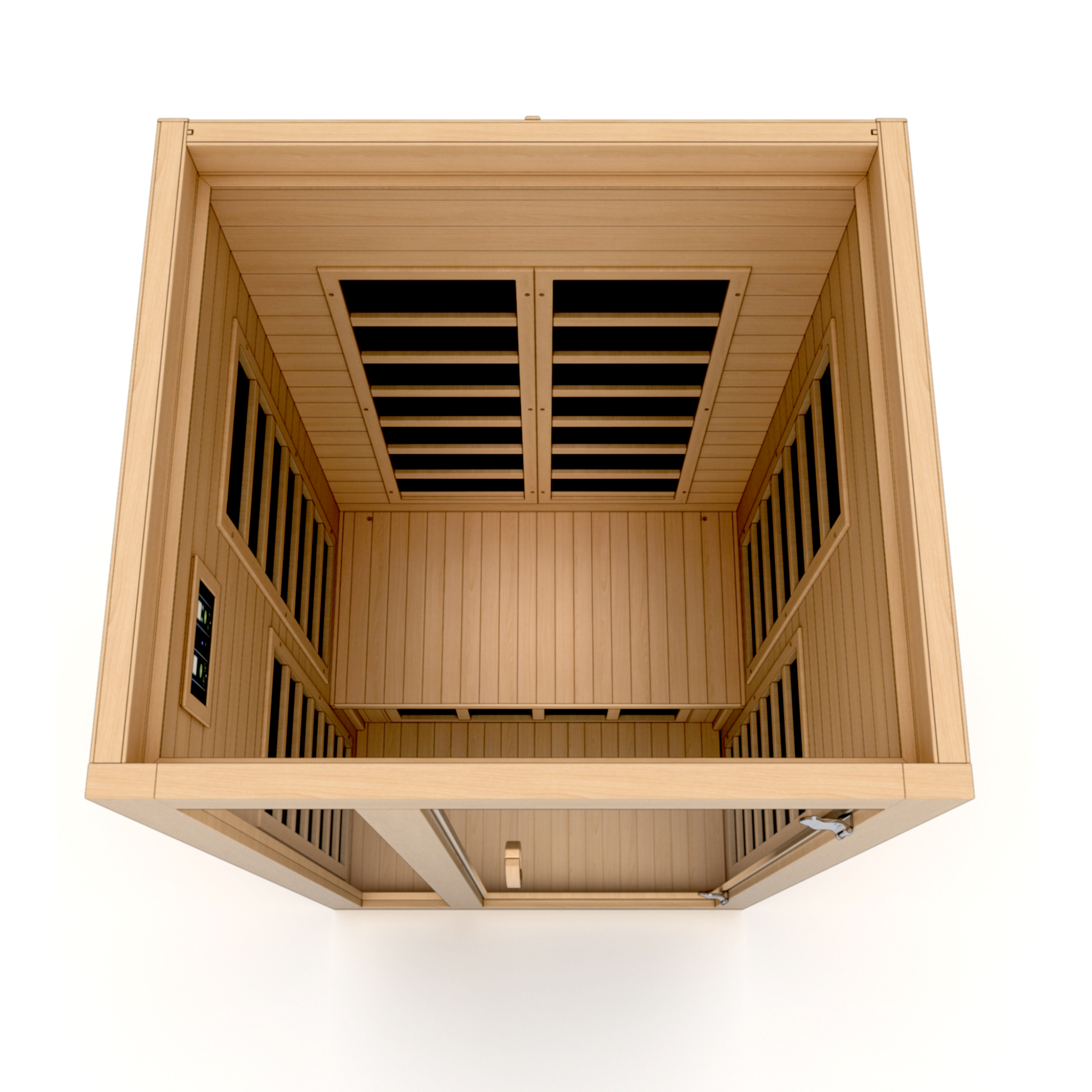 Dynamic Gracia Elite 1–2 Person Ultra Low EMF FAR Infrared Sauna, Canadian Hemlock (DYN-6119-01 Elite)