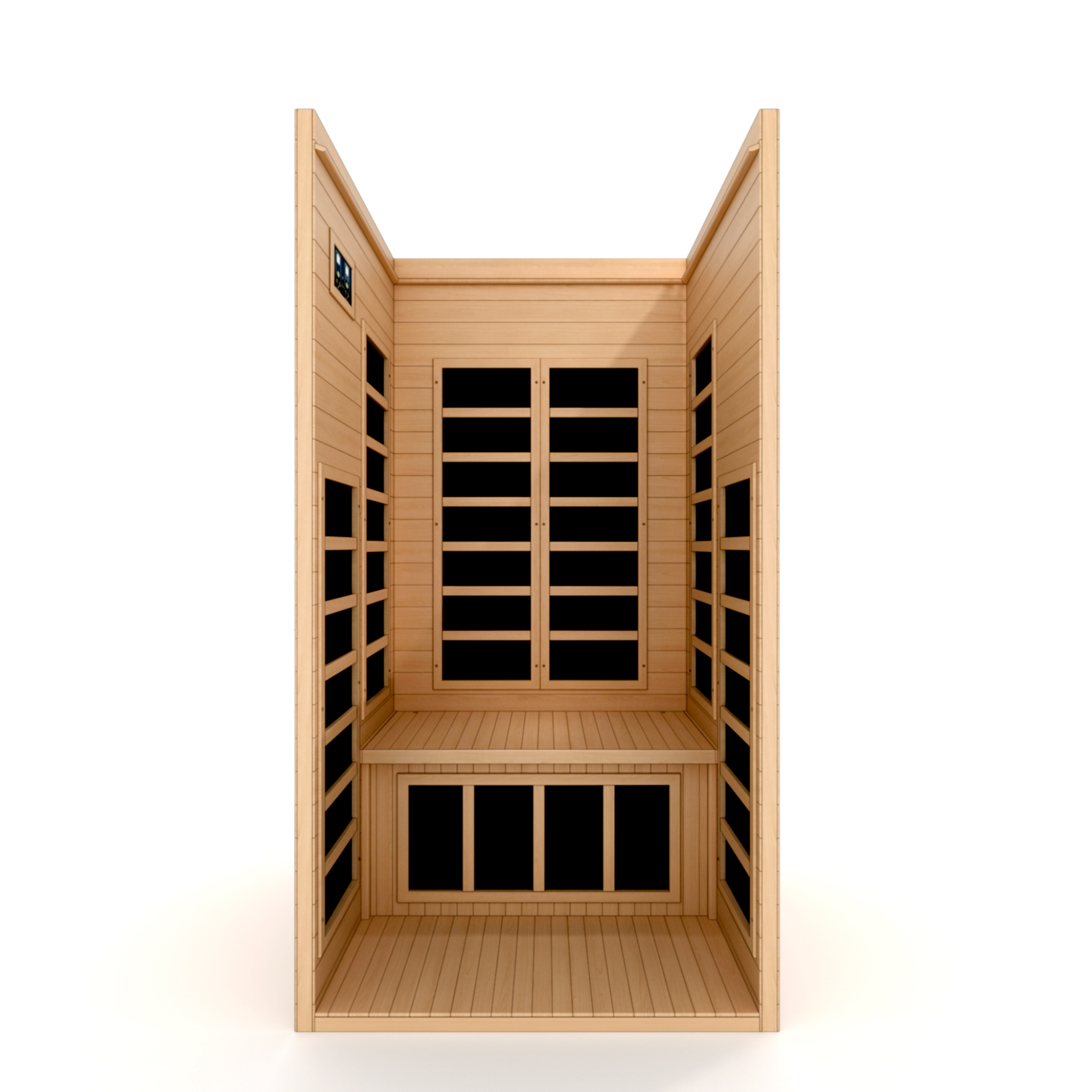 Dynamic Gracia Elite 1–2 Person Ultra Low EMF FAR Infrared Sauna, Canadian Hemlock (DYN-6119-01 Elite)