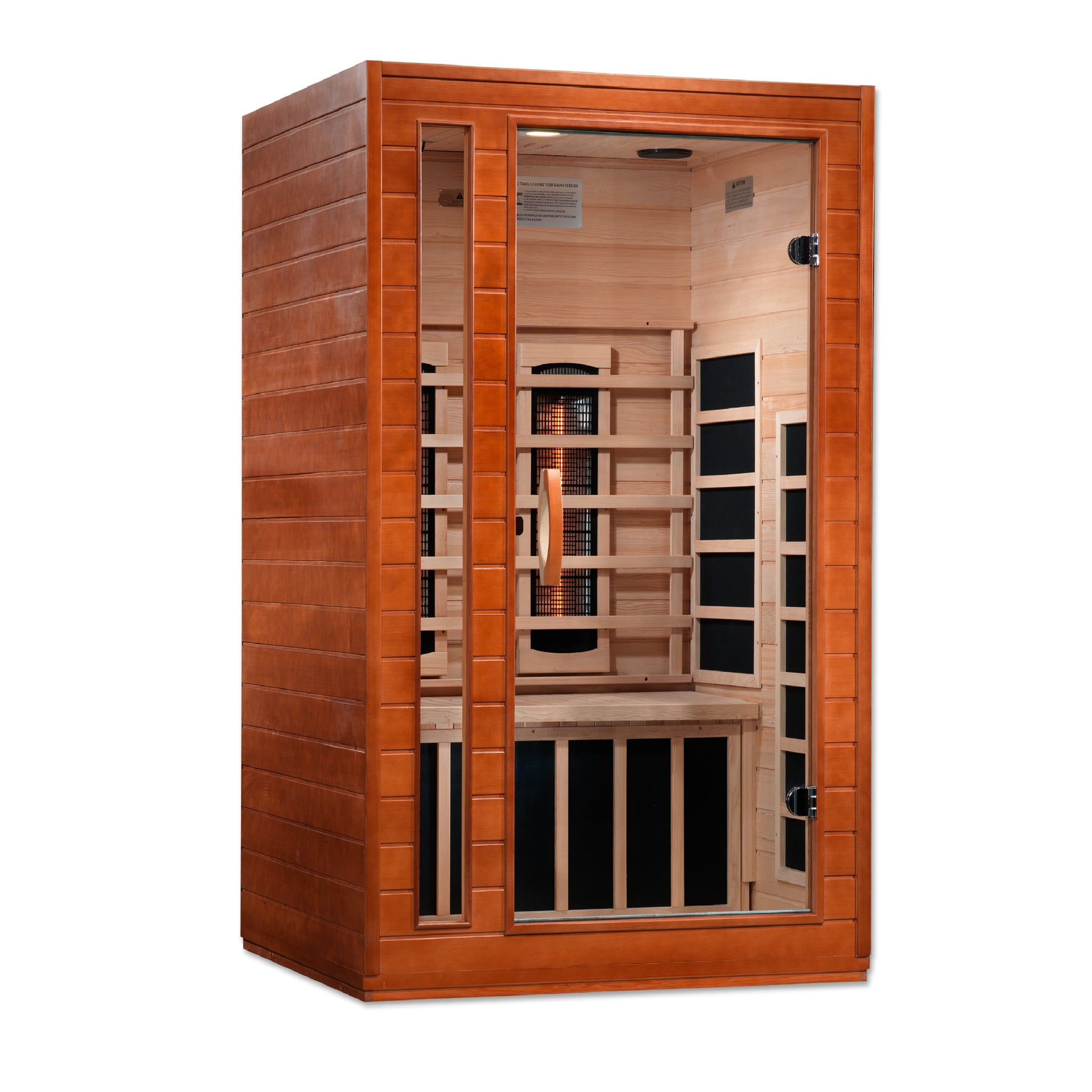 Dynamic Cordoba 2 Person Full Spectrum Near Zero EMF Infrared Sauna (Under 3MG) with Near IR, Chromotherapy & Bluetooth – DYN-6203-02 FS