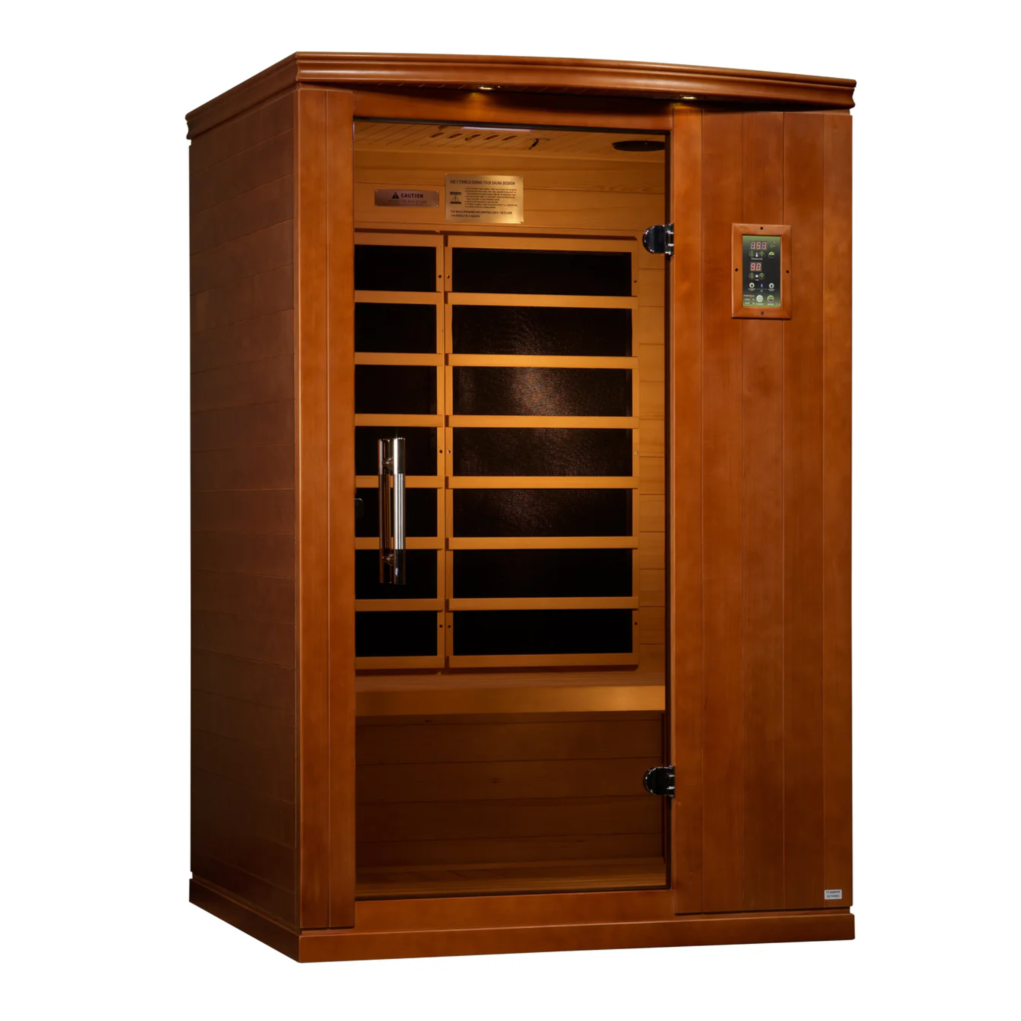 Dynamic Venice Elite 2 Person Ultra Low EMF Infrared Sauna (3–5MG) with Floor Heaters, Chromotherapy & Bluetooth – DYN-6210-04 Elite