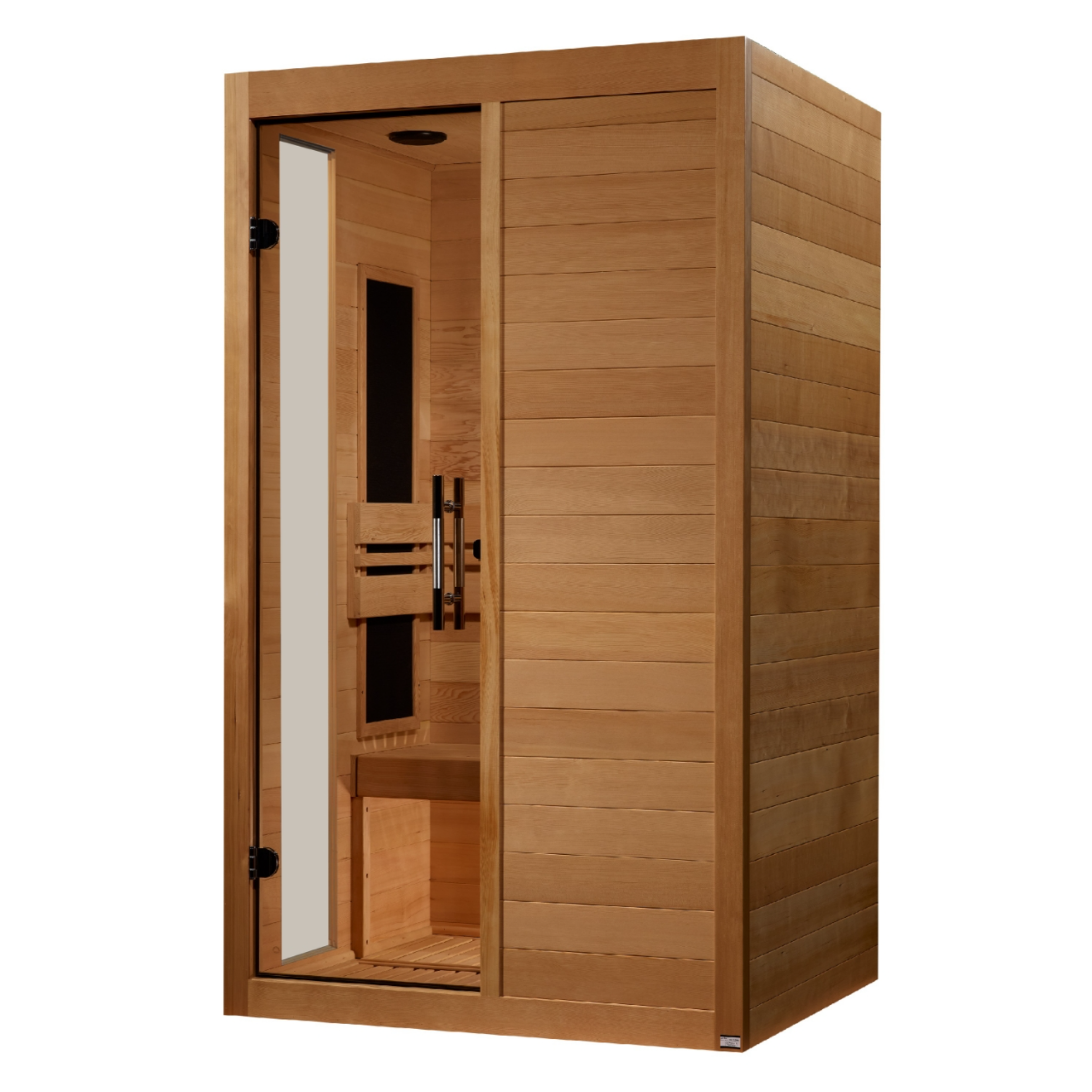 Dynamic Lucca 2 Person Infrared Sauna, Low EMF FAR Infrared, Indoor, Canadian Hemlock, 2026 Model, DYN-6215-05