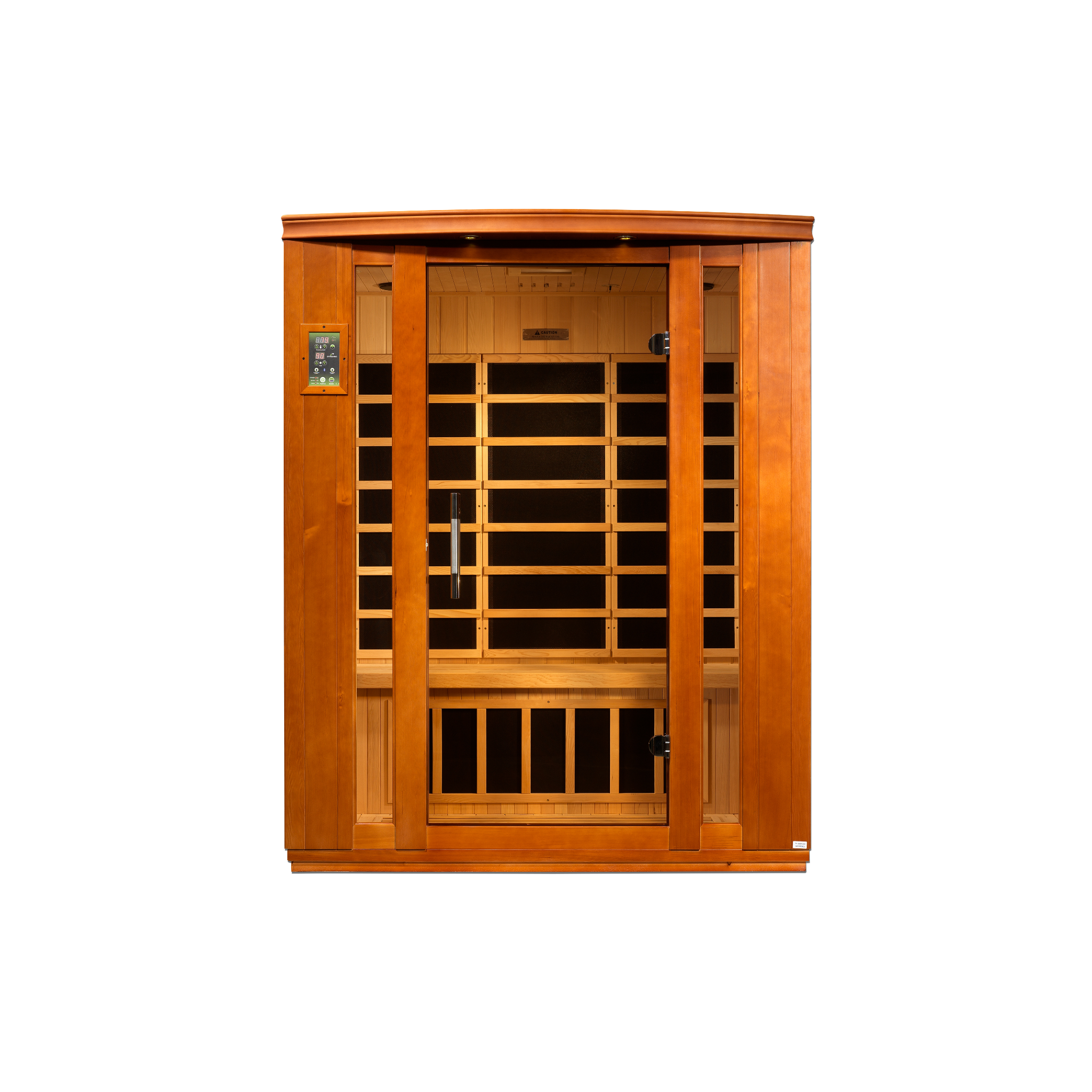 Dynamic Bellagio 3 Person Infrared Sauna, Low EMF FAR Infrared, Indoor Canadian Hemlock, DYN-6306-02
