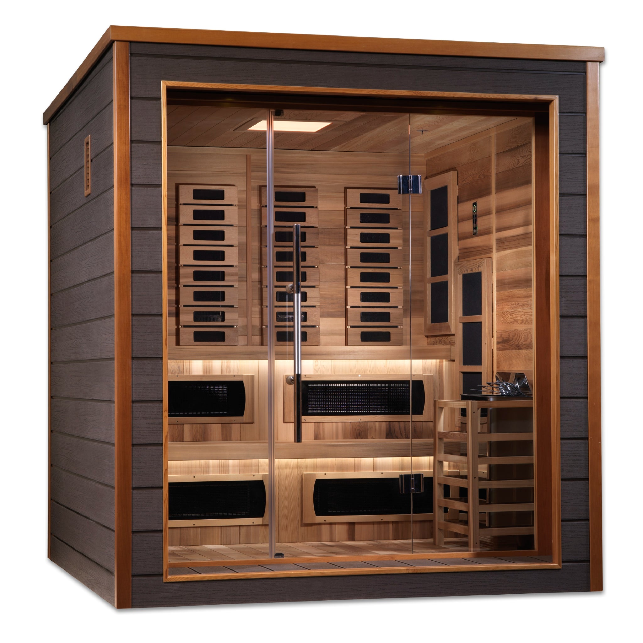 Golden Designs Karlstad 6-Person Outdoor Hybrid Sauna GDI-8226-01