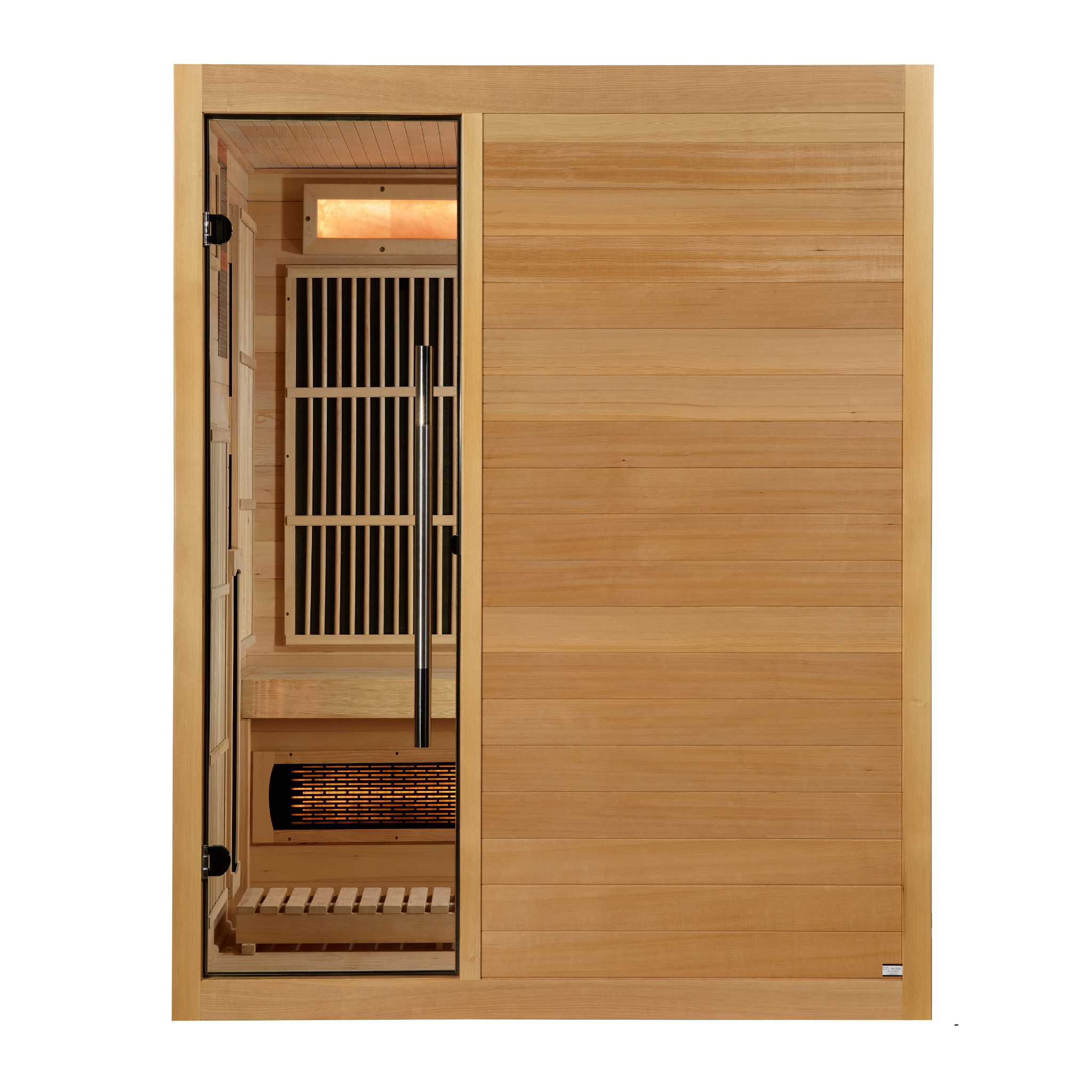 Golden Designs, 3-Person, Indoor, Full Spectrum and Harvia Traditional Stove Hybrid Saunas (GDI-8330-01)