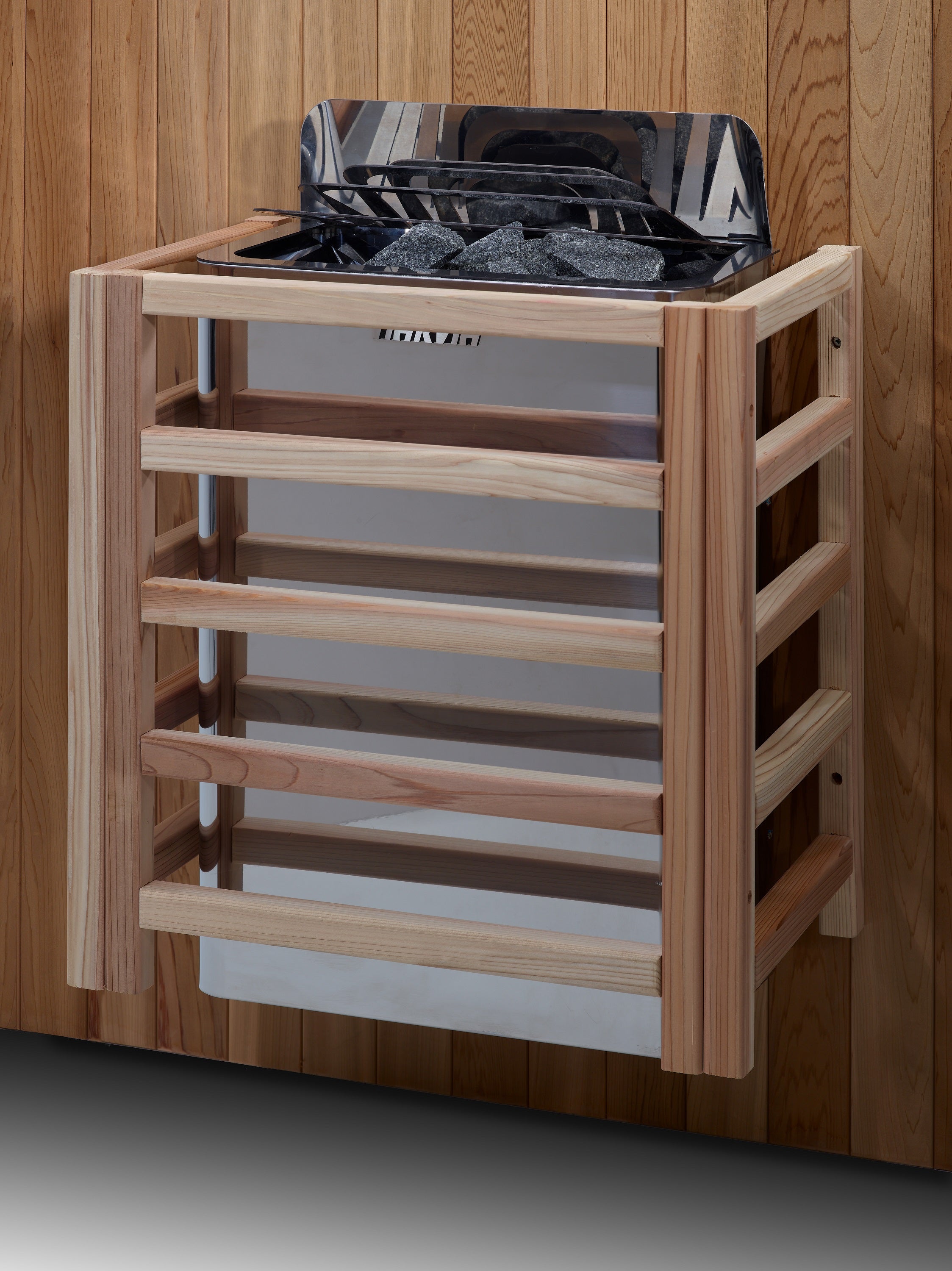 Golden Designs Hanko Edition 2 Person Traditional Sauna | Canadian Red Cedar Interior with Red Light Therapy GDI-7202-01