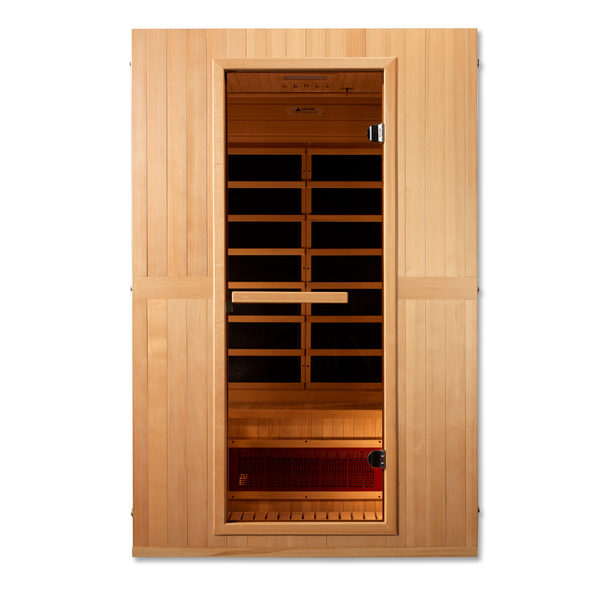 Maxxus 2-Person Full Spectrum Near Zero EMF Infrared Sauna, Canadian Hemlock, PureTech™, Bluetooth Audio, Chromotherapy Lighting, MX-LS2-01