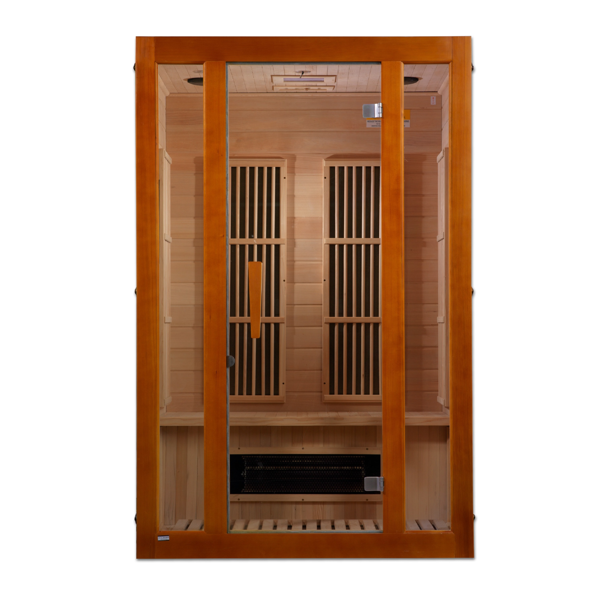 Maxxus 2-Person Full Spectrum Near Zero EMF Infrared Sauna, Canadian Hemlock, PureTech™, Bluetooth Audio, Chromotherapy Lighting, MX-J206-02S