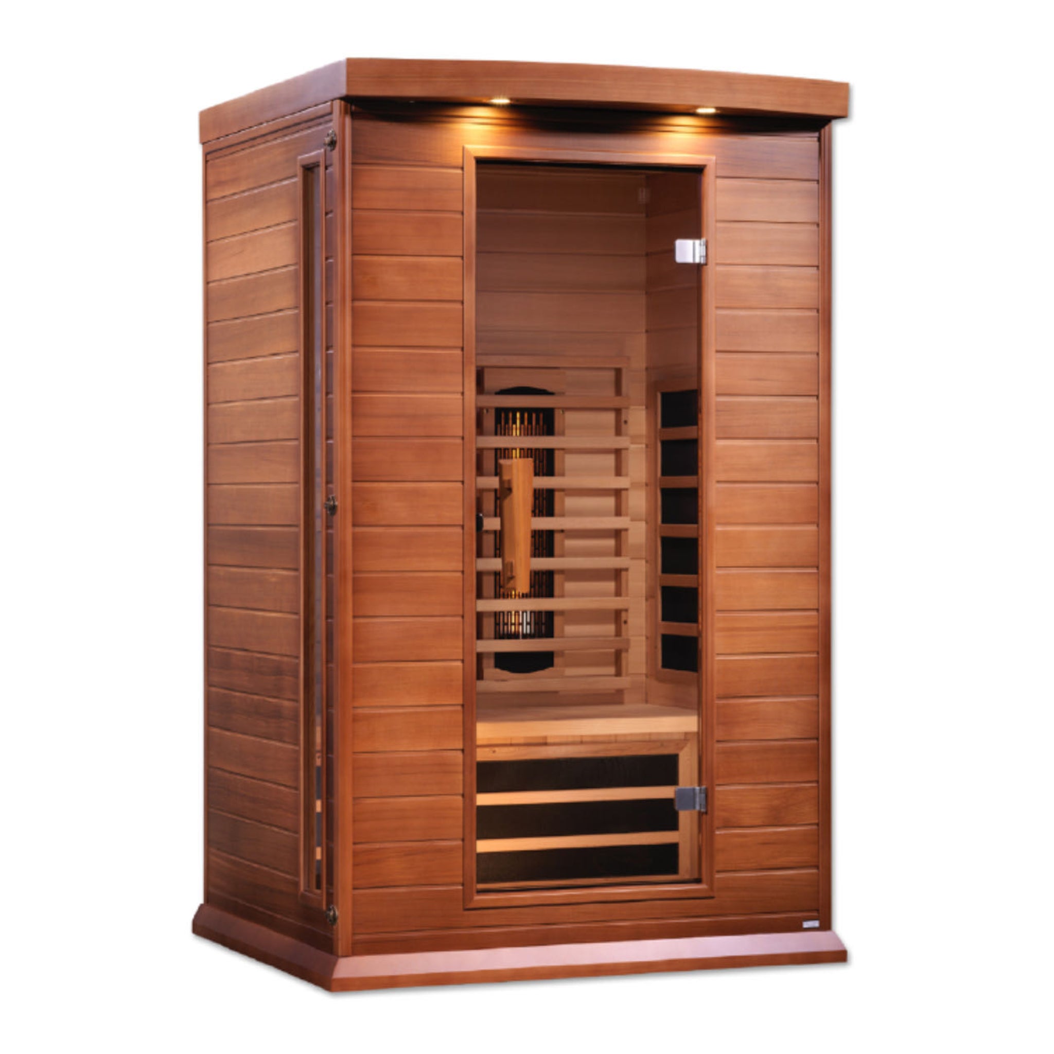 Maxxus Red Cedar 2-Person Full Spectrum Near Zero EMF Infrared Sauna, MX-M206-01-FS CED, FAR IR + Near IR, Red Light Therapy