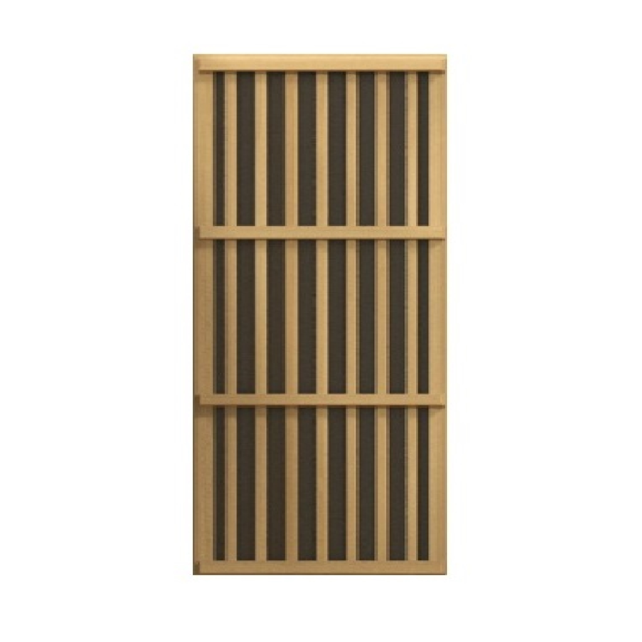 Maxxus 3 Person Corner Low EMF FAR Infrared Sauna, Canadian Hemlock, Indoor, MX-K356-01