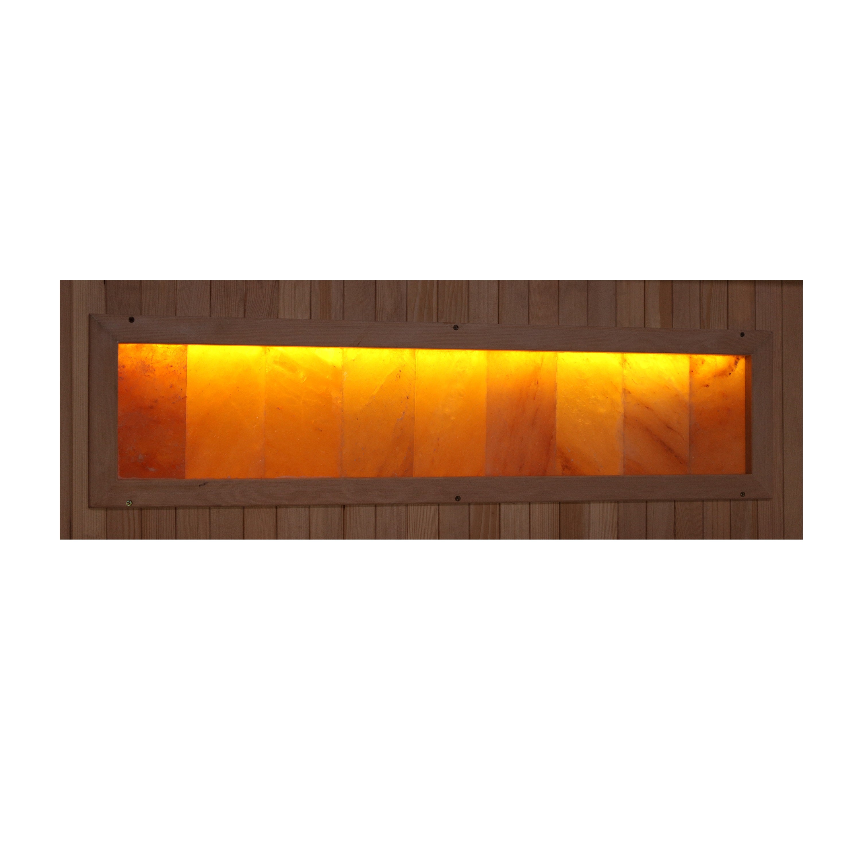 Golden Designs 3 Person Full Spectrum Infrared Sauna, Near Zero EMF, 3 Himalayan Salt Bars, Canadian Hemlock, Indoor, GDI-8230-01
