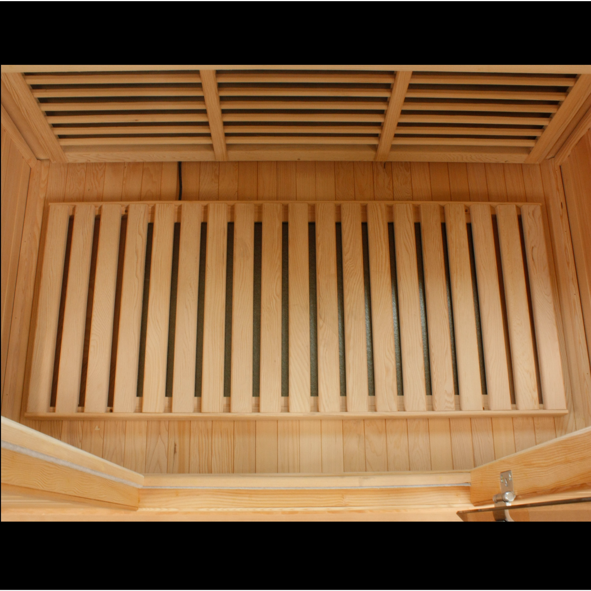 Maxxus 3-Person Low EMF FAR Infrared Sauna, Canadian Hemlock, Bronze Tinted Glass, Bluetooth Audio, Chromotherapy Lighting, MX-K306-01