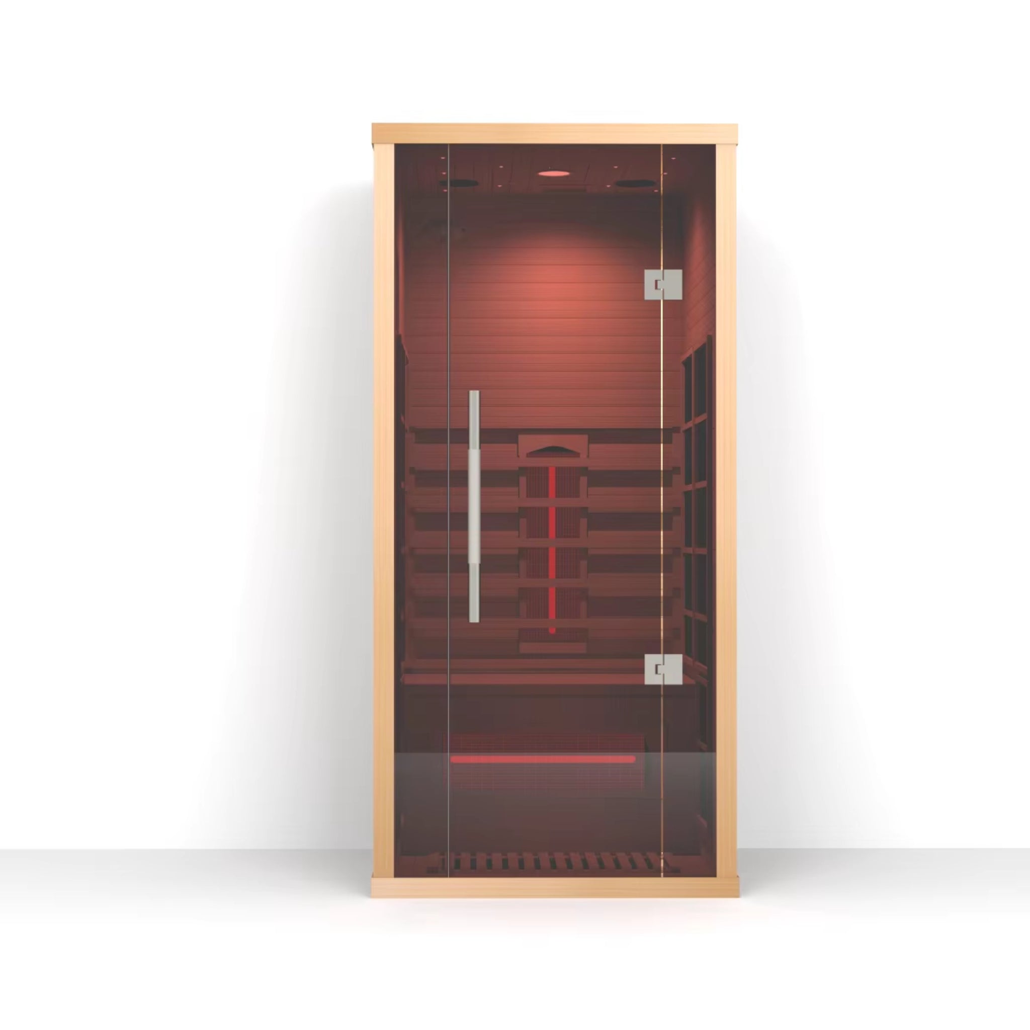 Orivon Wellness, Lumin One Near Zero EMF Far Infrared Sauna for 1–2 Persons | Canadian Hemlock Home Sauna