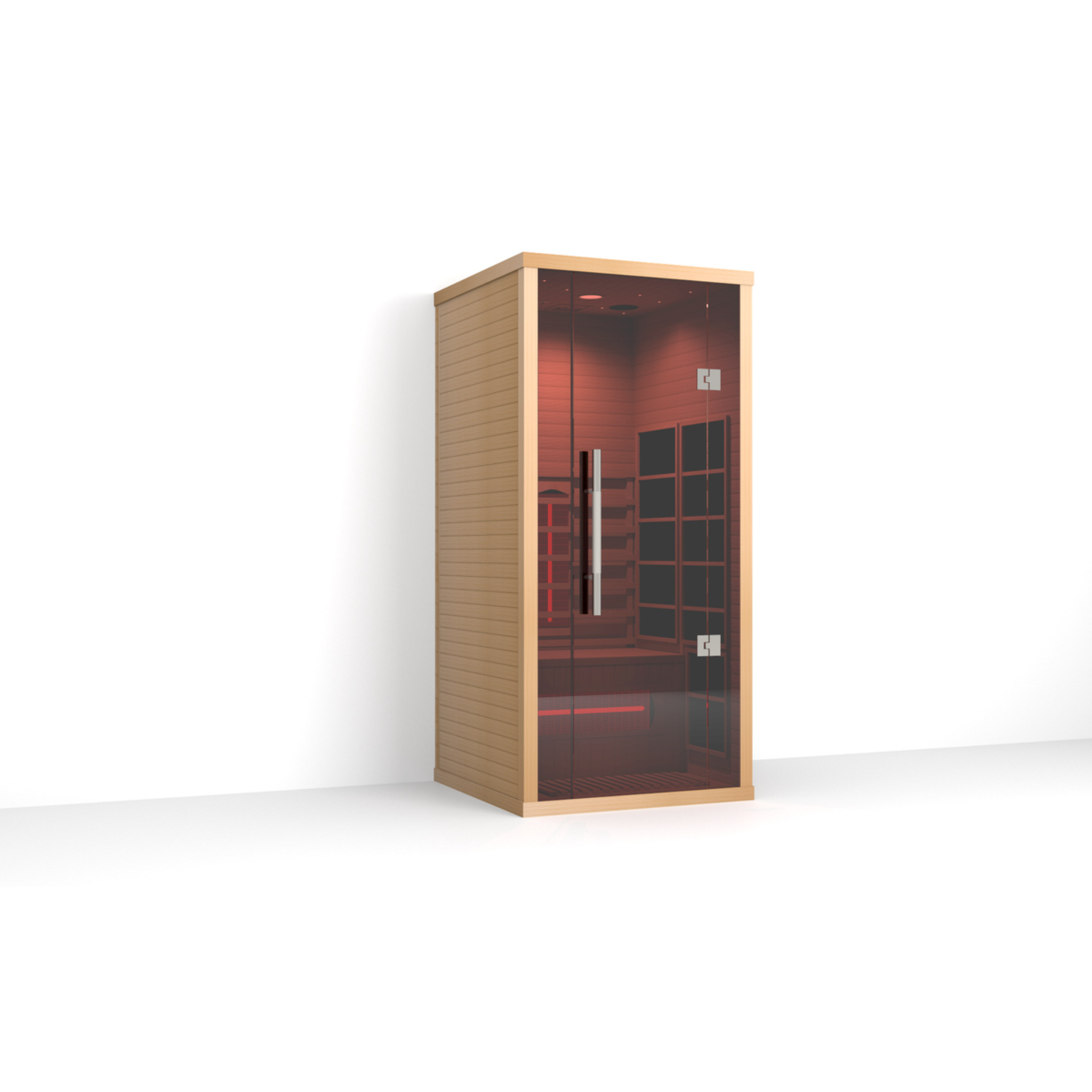 Orivon Wellness, Lumin One Near Zero EMF Far Infrared Sauna for 1–2 Persons | Canadian Hemlock Home Sauna