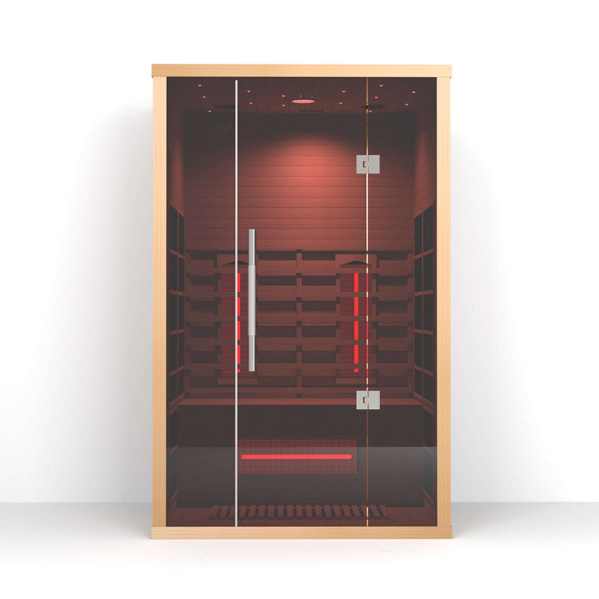 Orivon Wellness, Lumin Two Near Zero EMF Far Infrared Sauna for 2 Persons | Canadian Hemlock Indoor Home Sauna